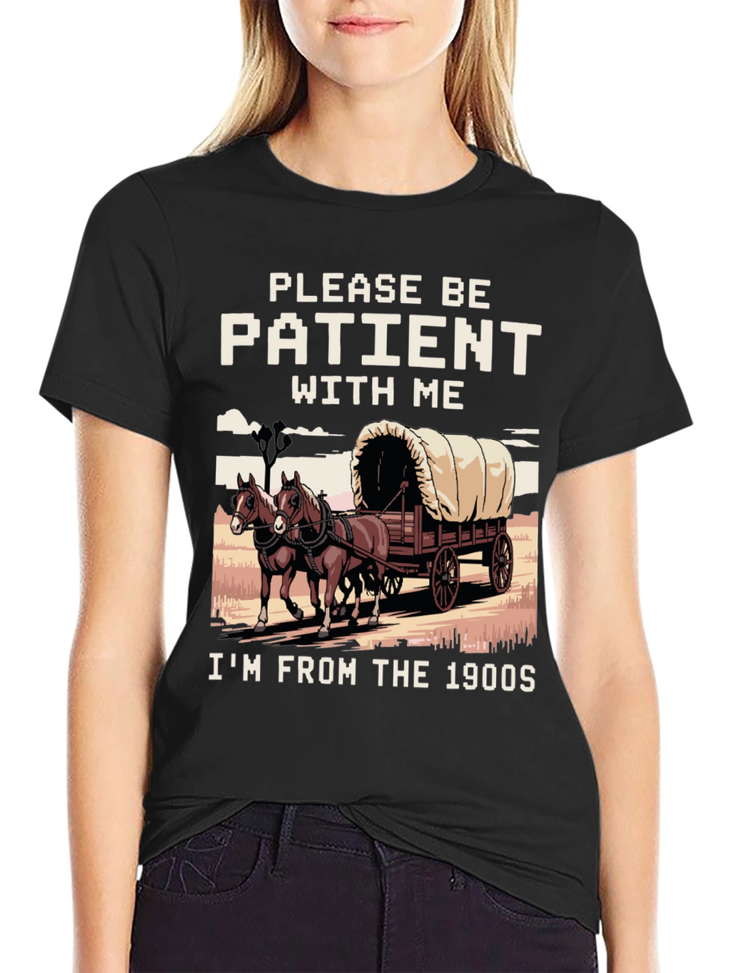 Patient with Me T-Shirt - 1900s Style