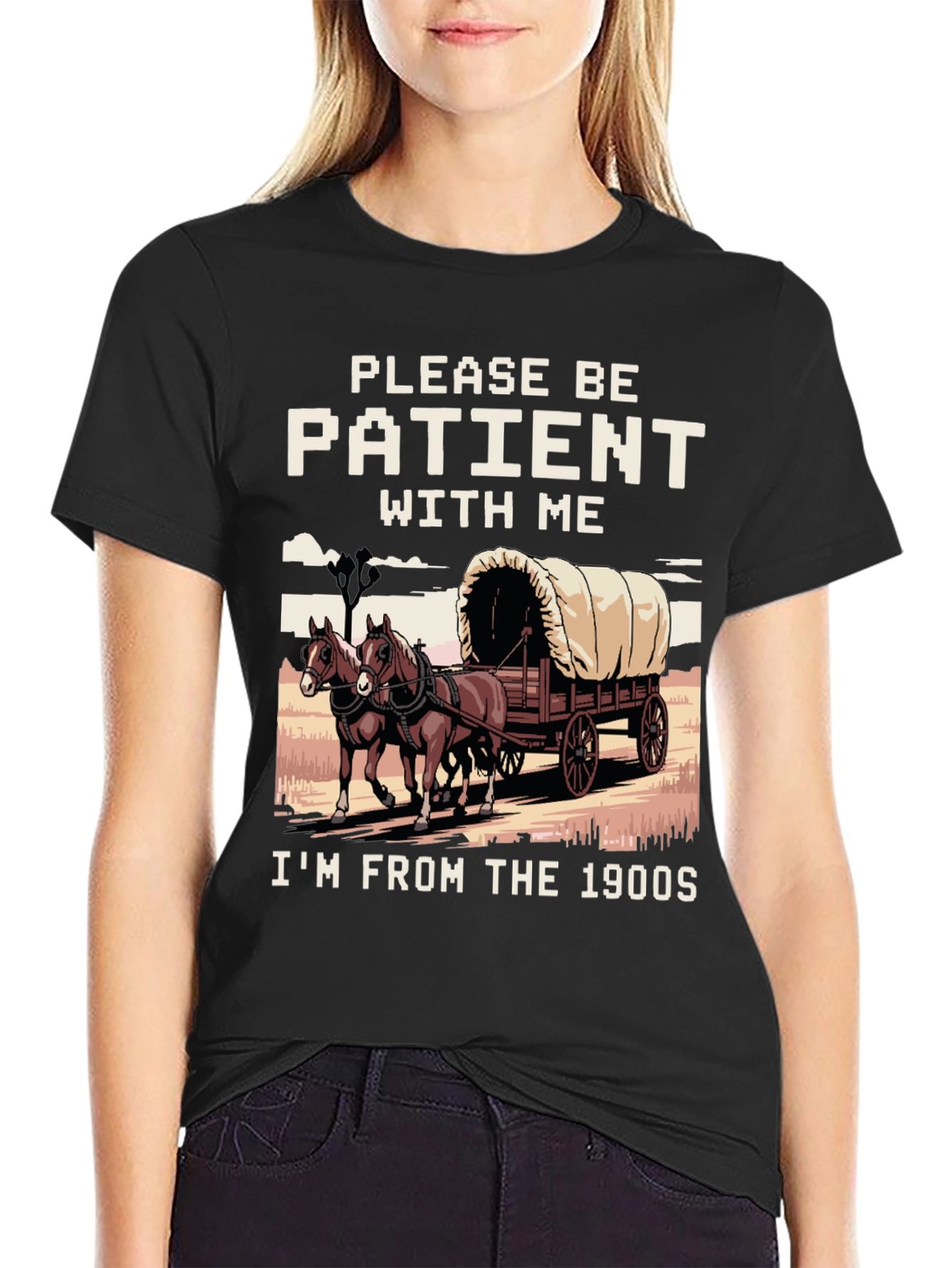 Patient with Me T-Shirt - 1900s Style