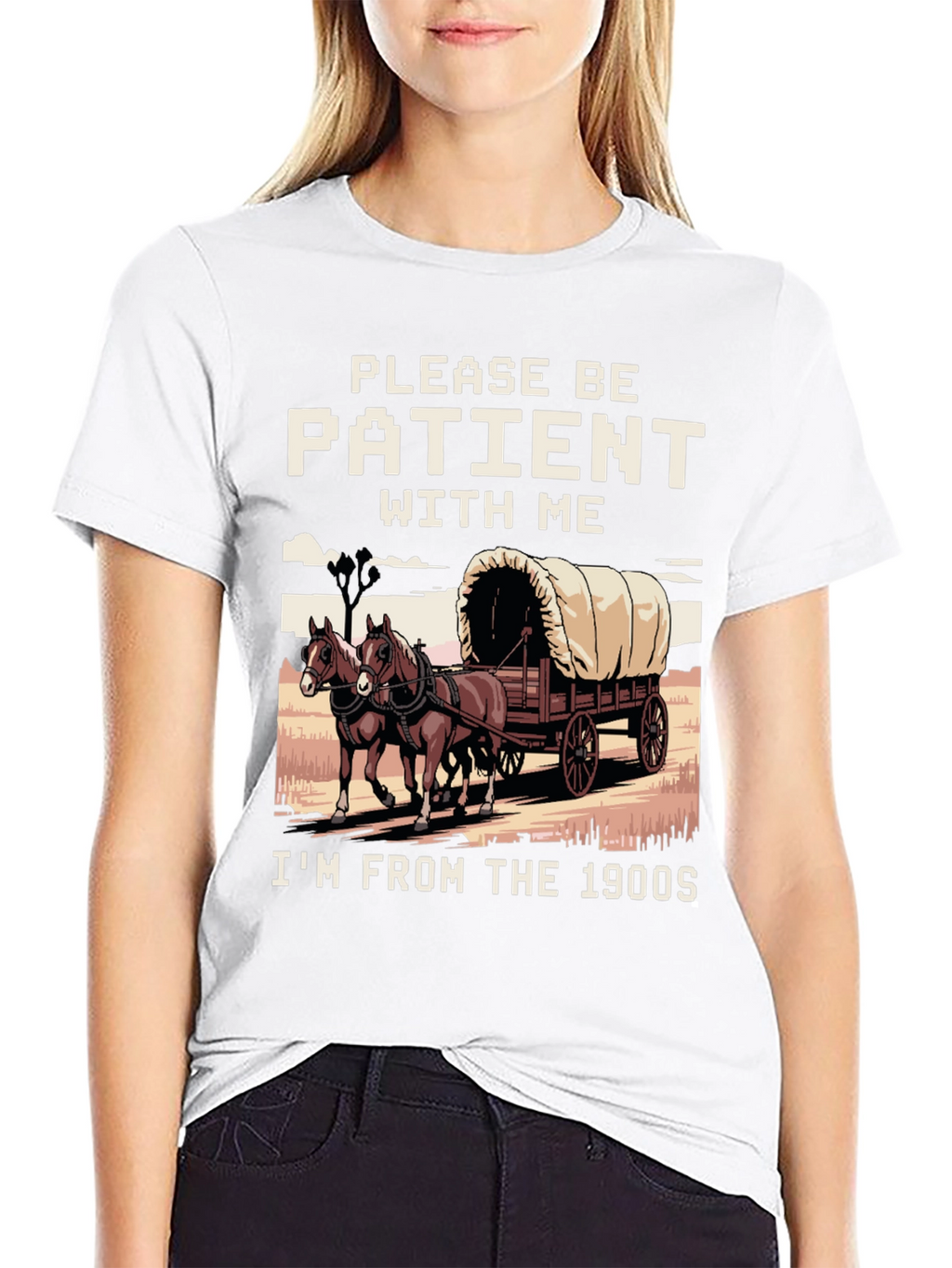 Patient with Me T-Shirt - 1900s Style