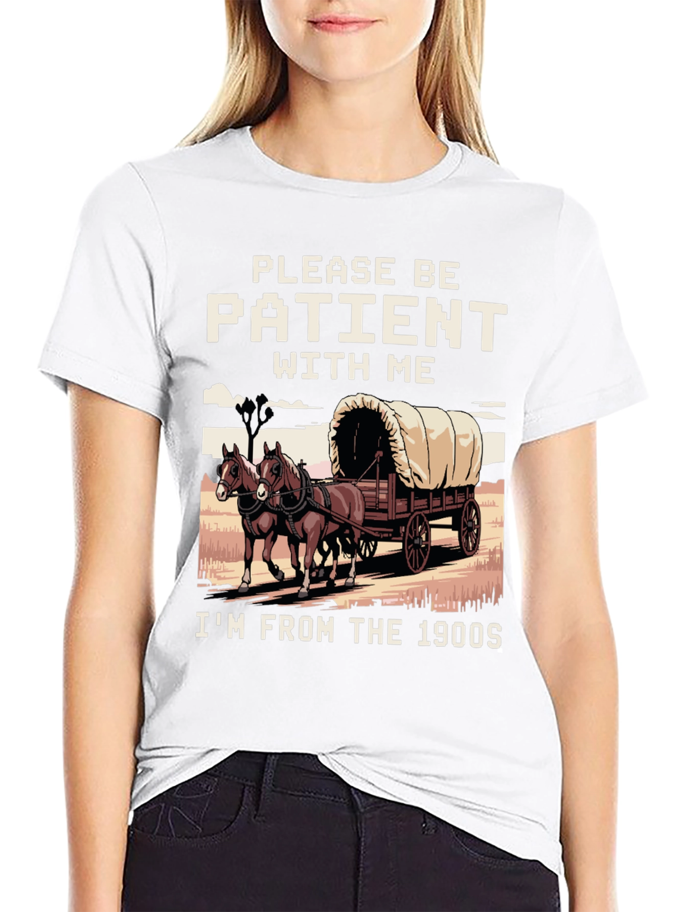 Patient with Me T-Shirt - 1900s Style