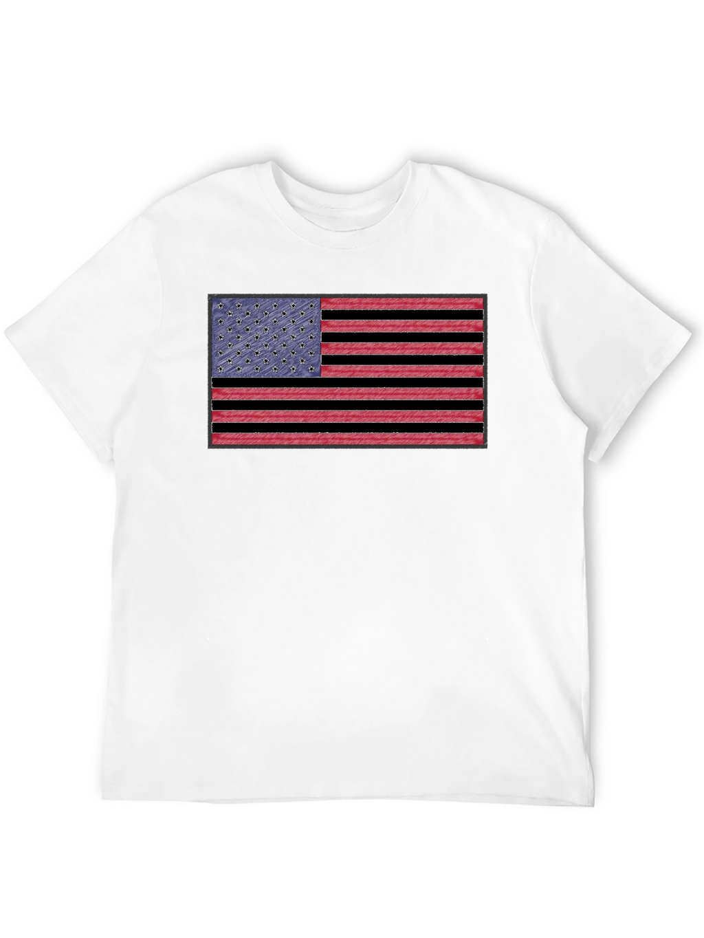 American Flag Graphic Tee - Patriotic Style