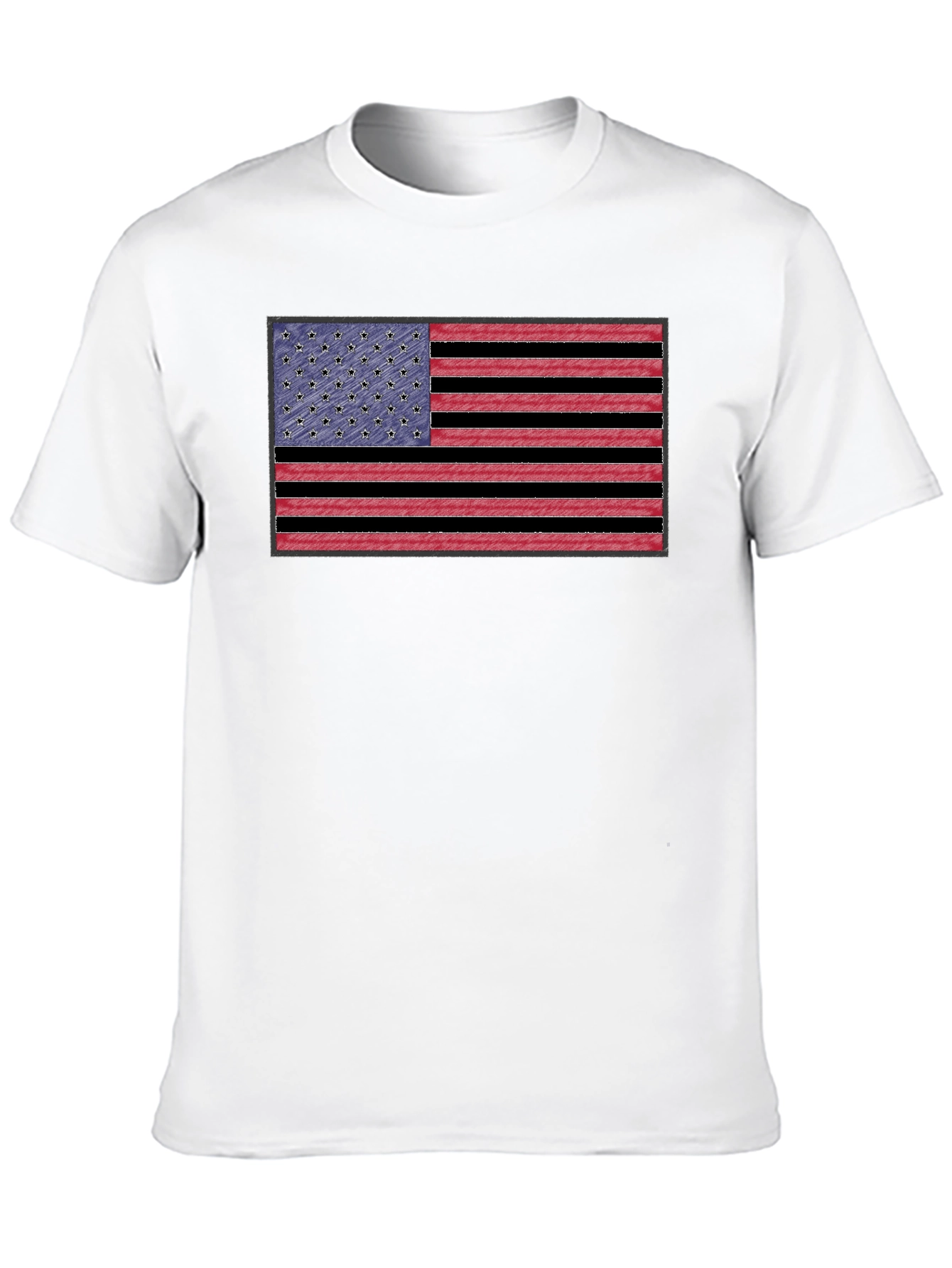 American Flag Graphic Tee - Patriotic Style