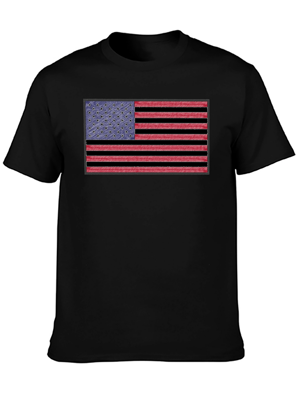 American Flag Graphic Tee - Patriotic Style