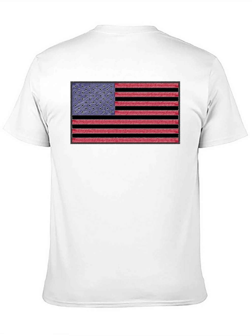 American Flag Graphic Tee - Patriotic Style