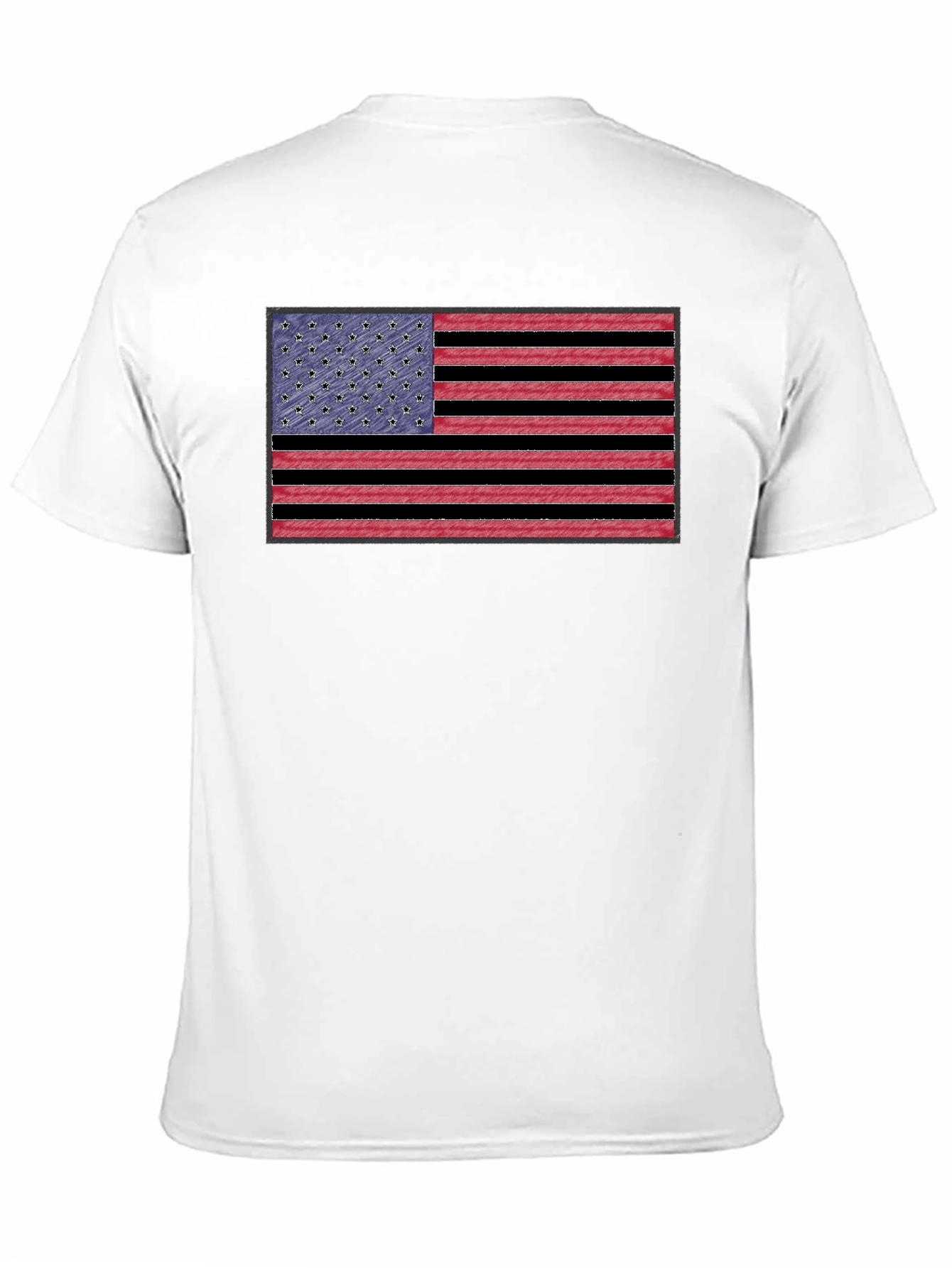 American Flag Graphic Tee - Patriotic Style