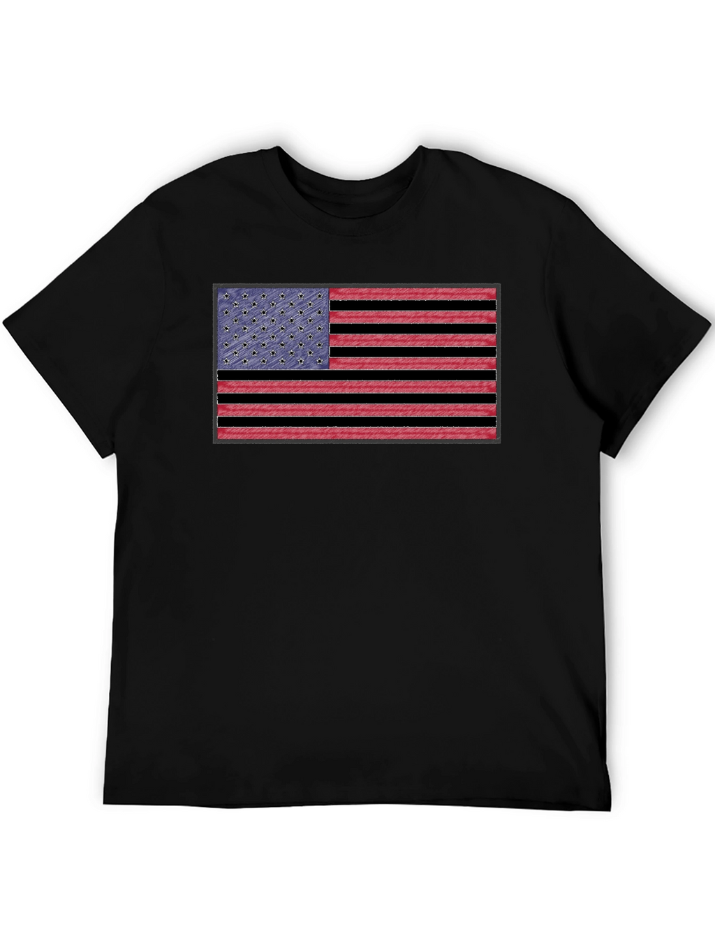 American Flag Graphic Tee - Patriotic Style
