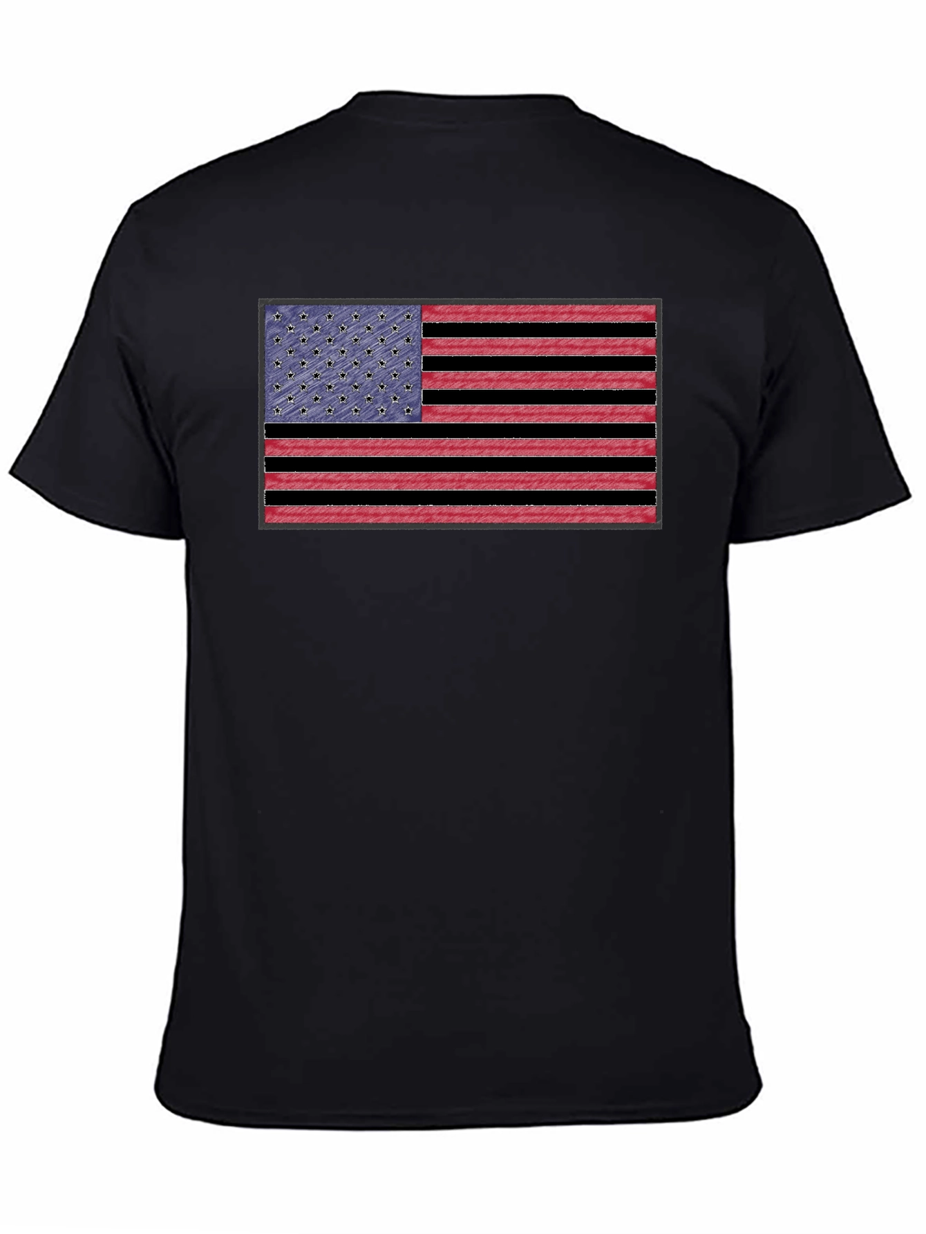 American Flag Graphic Tee - Patriotic Style