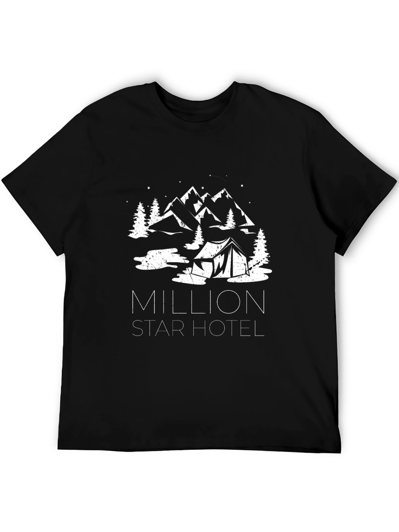 Million Star Hotel Camping Graphic Tee
