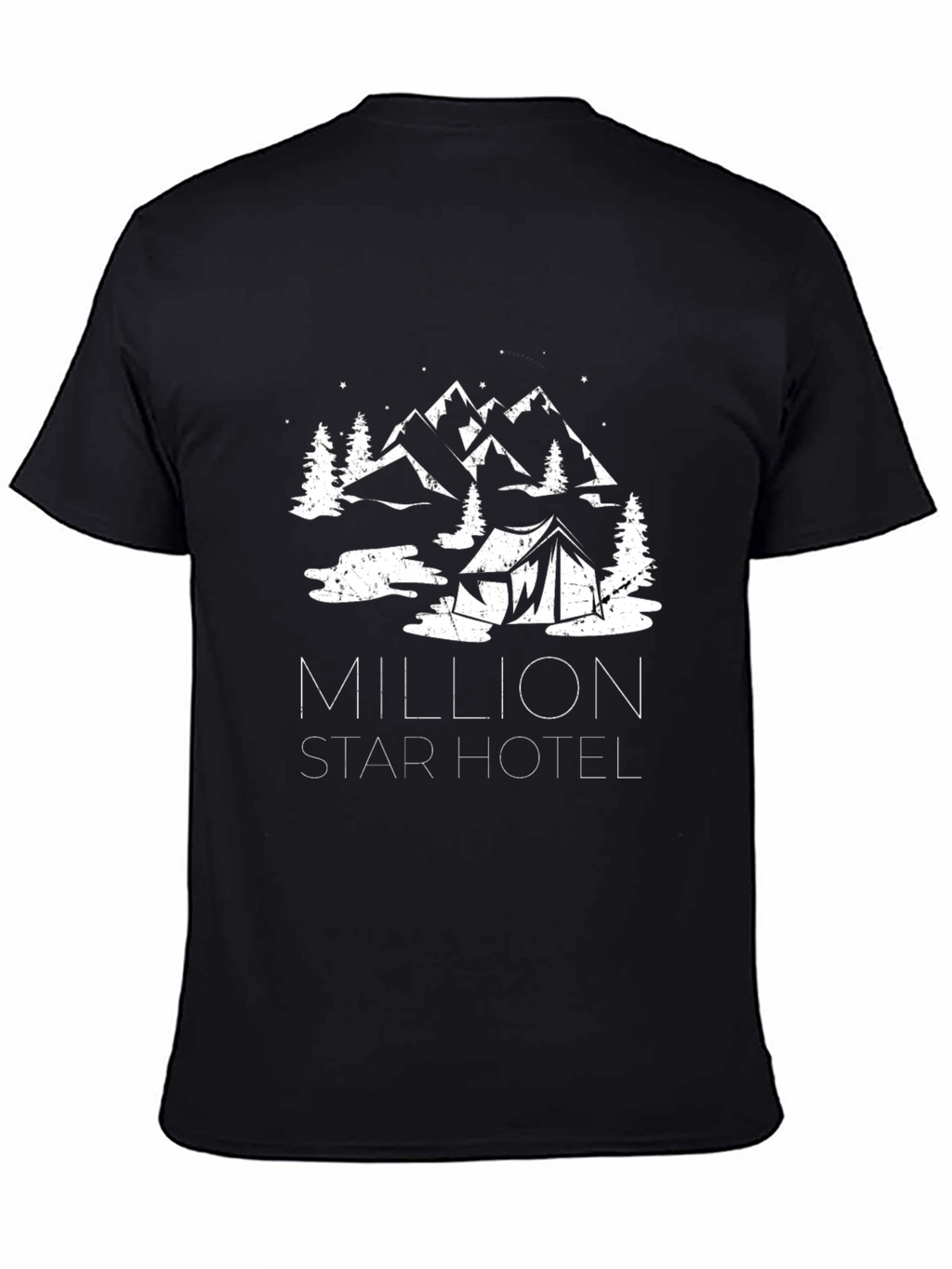 Million Star Hotel Camping Graphic Tee