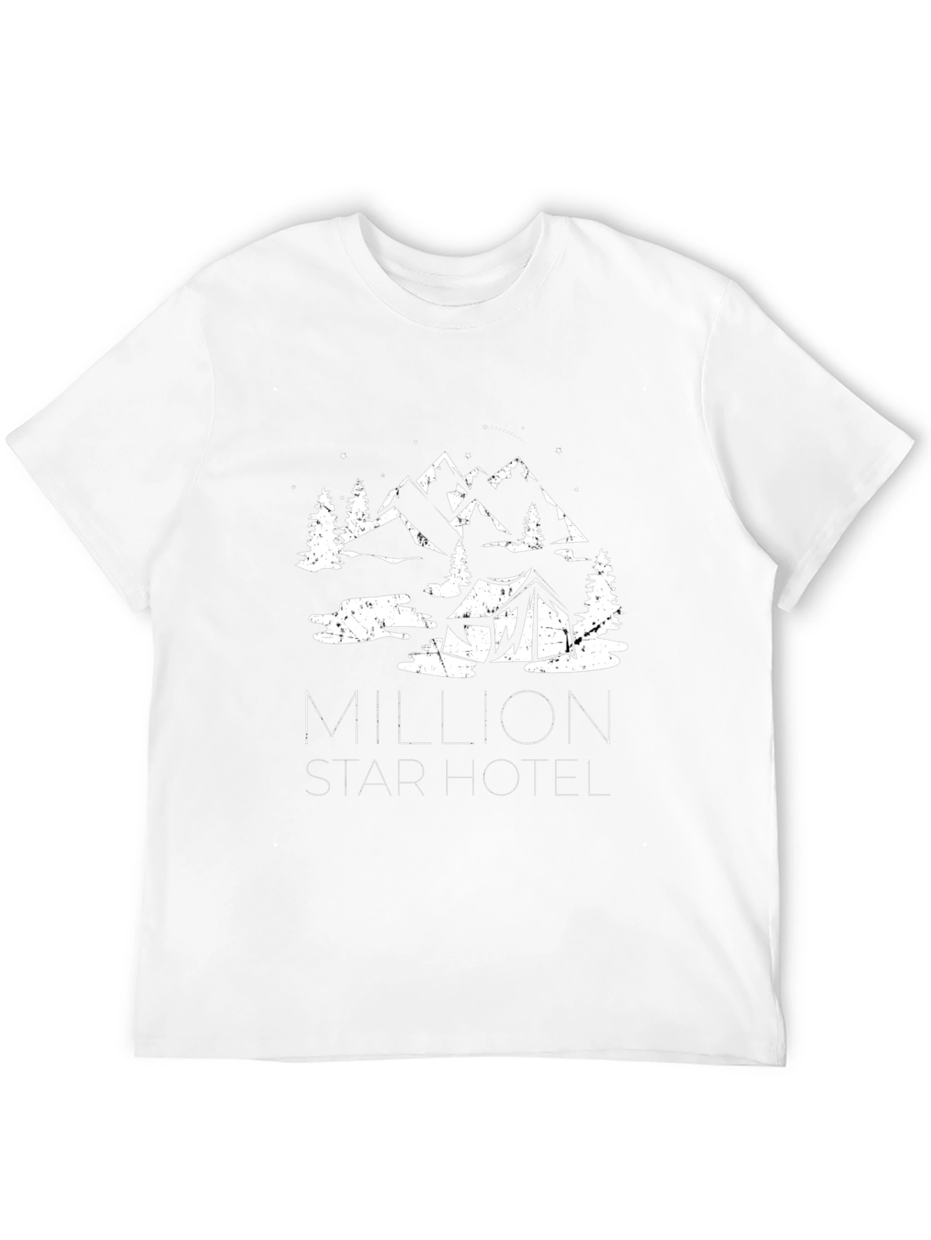 Million Star Hotel Camping Graphic Tee