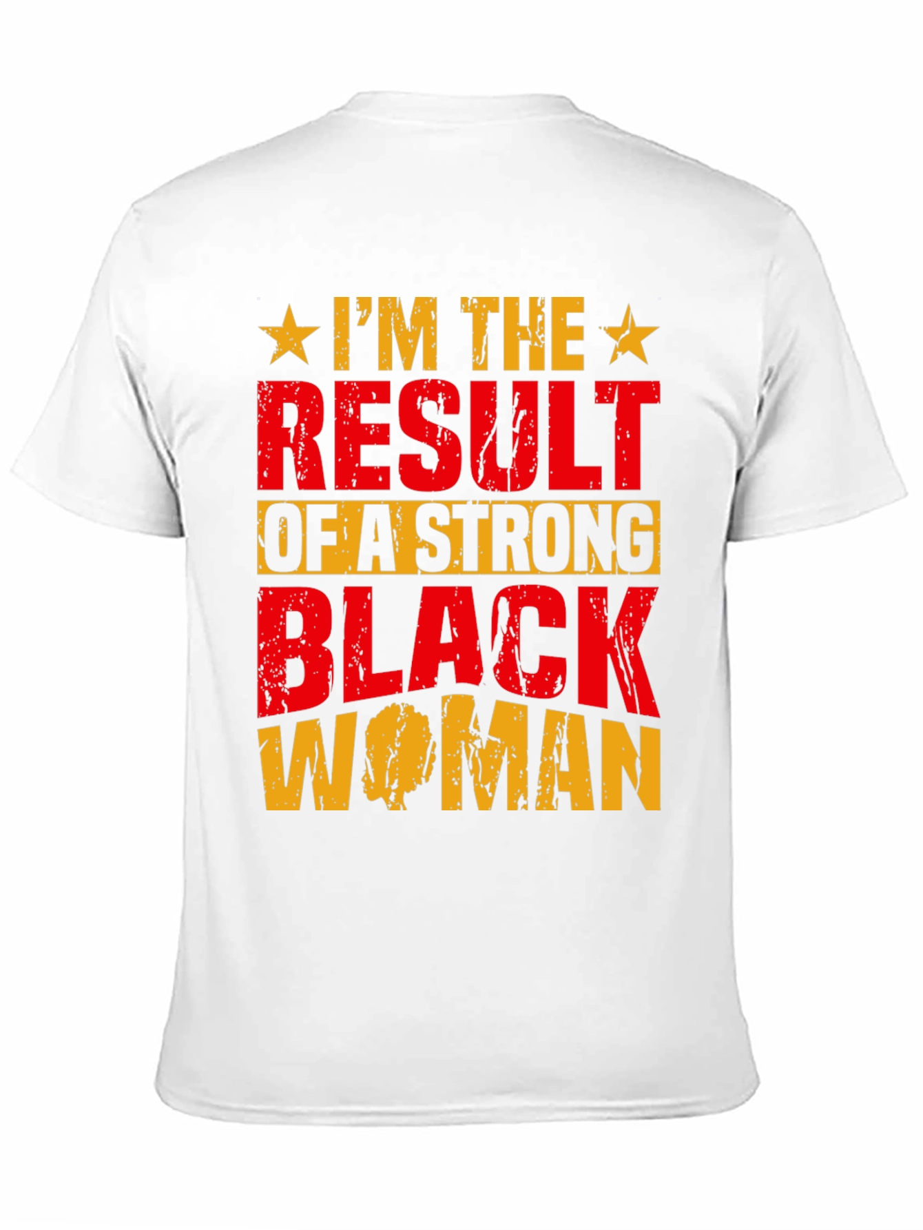 Strong Black Woman Graphic Tee - Black