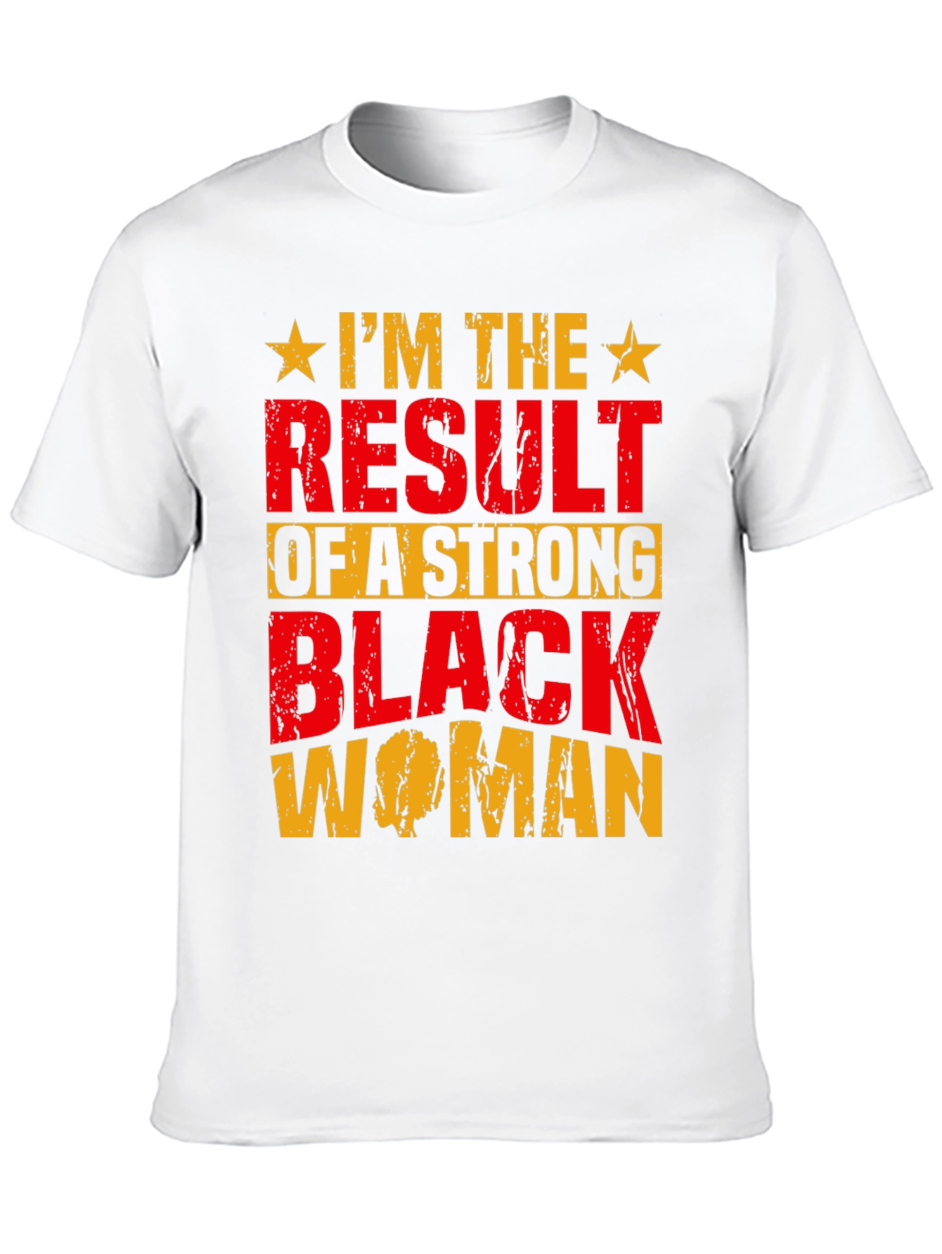 Strong Black Woman Graphic Tee - Black
