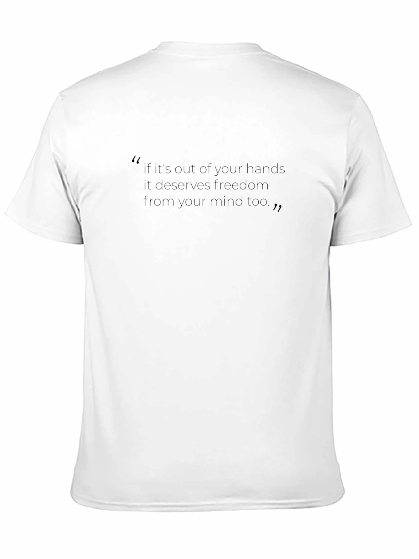 Inspirational Quote Black T-Shirt