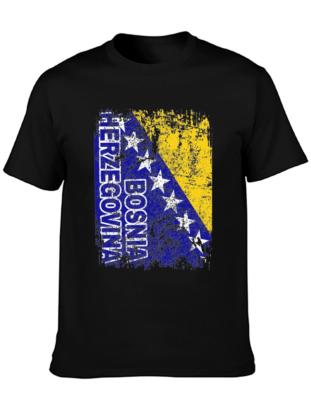 Bosnia Herzegovina Flag Graphic T-Shirt