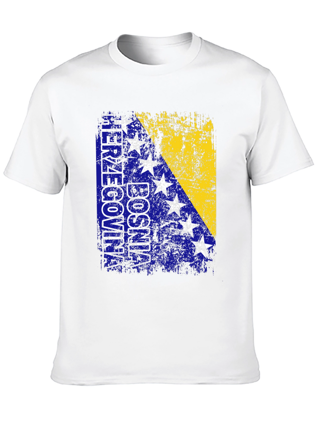 Bosnia Herzegovina Flag Graphic T-Shirt