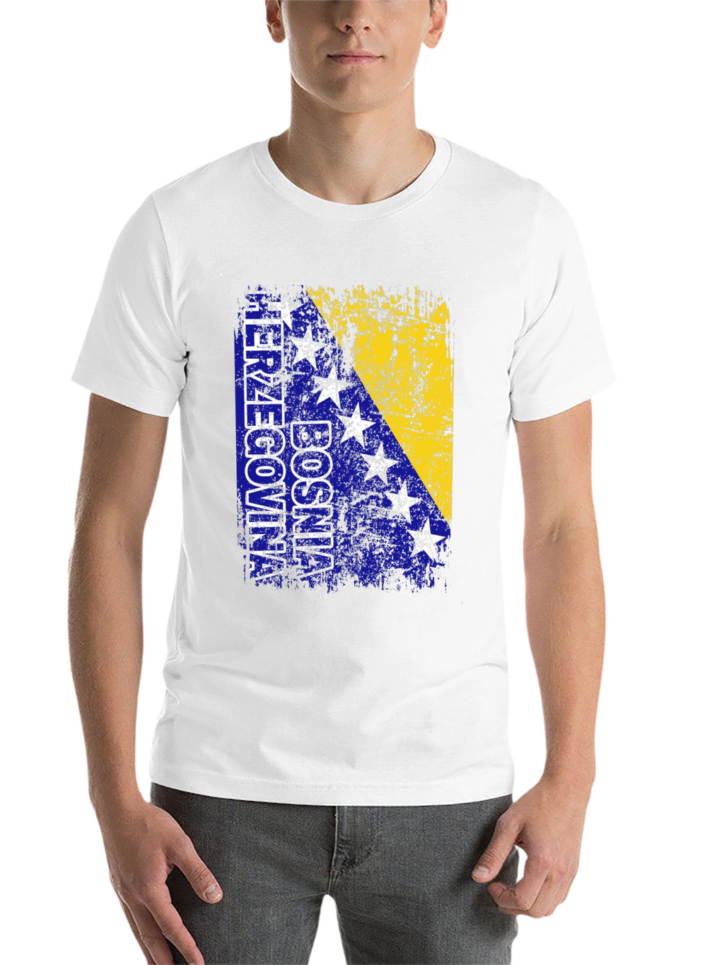 Bosnia Herzegovina Flag Graphic T-Shirt