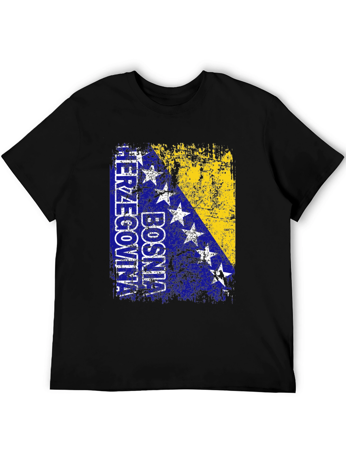 Bosnia Herzegovina Flag Graphic T-Shirt