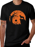 Halloween Dog Silhouette T-Shirt