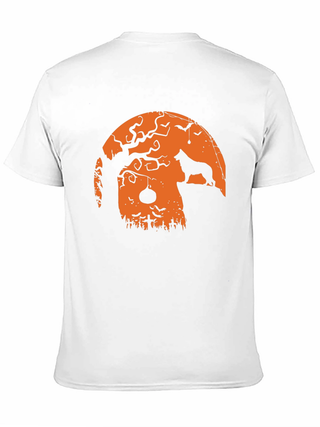 Halloween Dog Silhouette T-Shirt