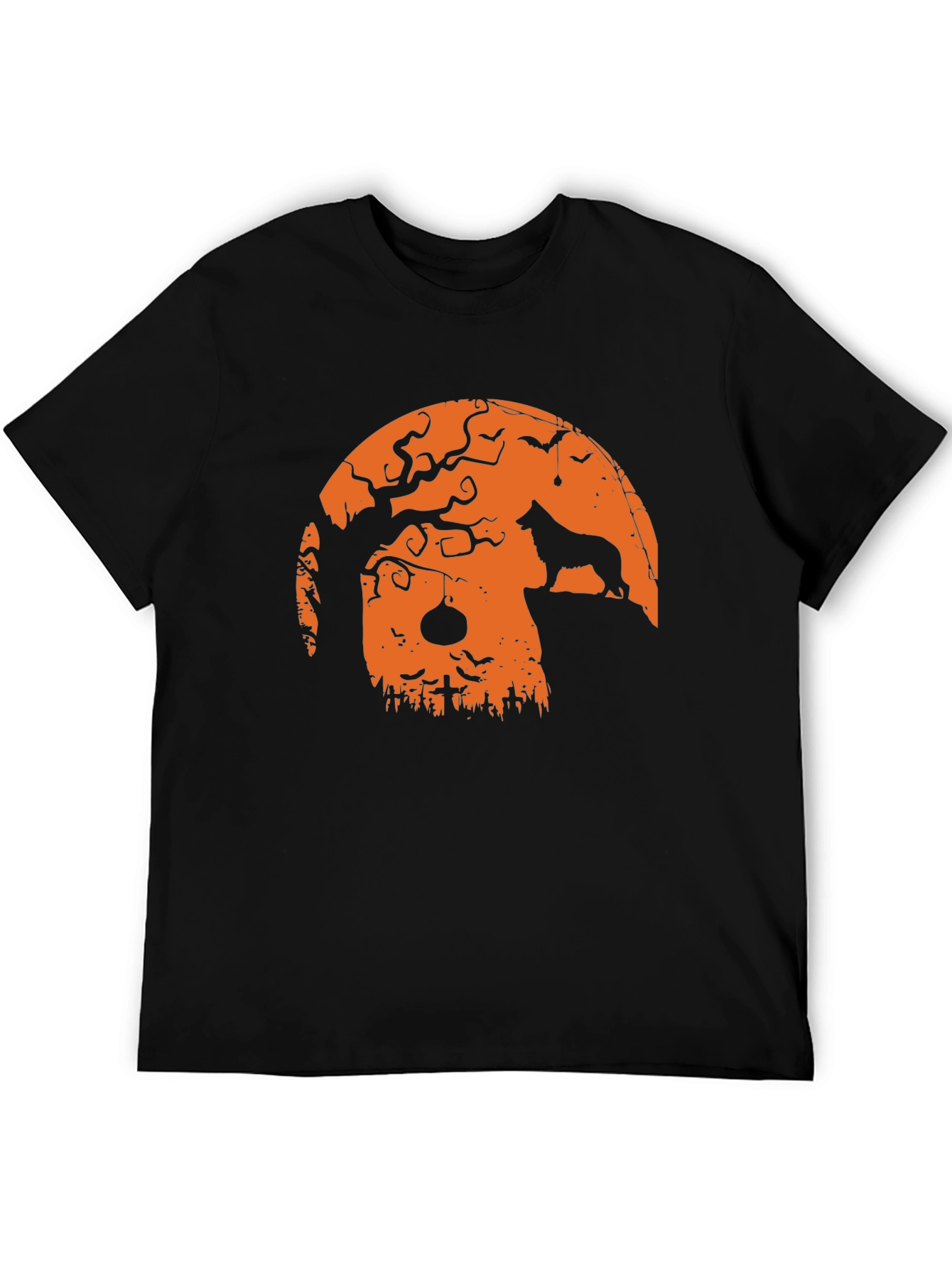 Halloween Dog Silhouette T-Shirt