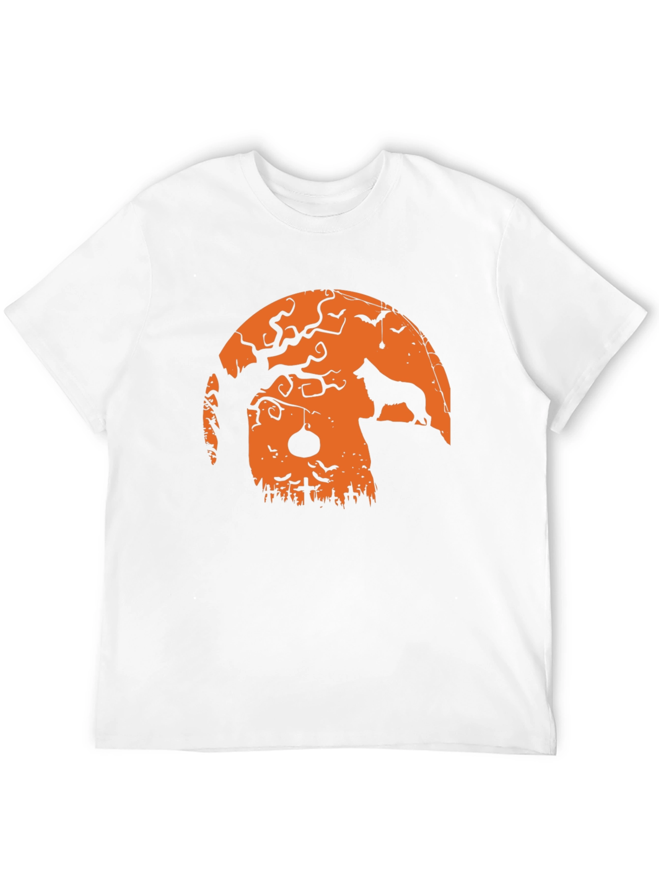 Halloween Dog Silhouette T-Shirt