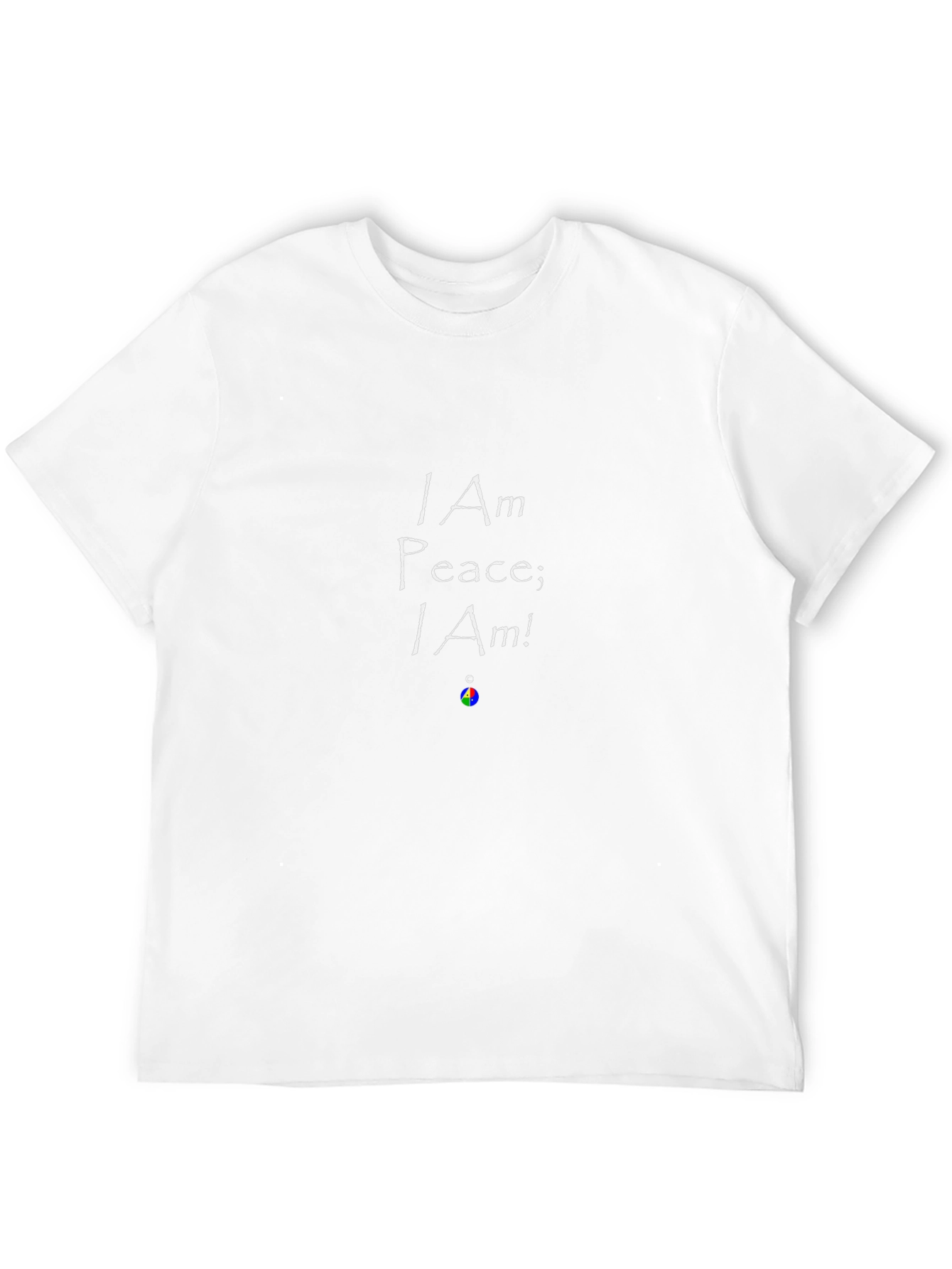 I Am Peace; I Am! Black Graphic Tee