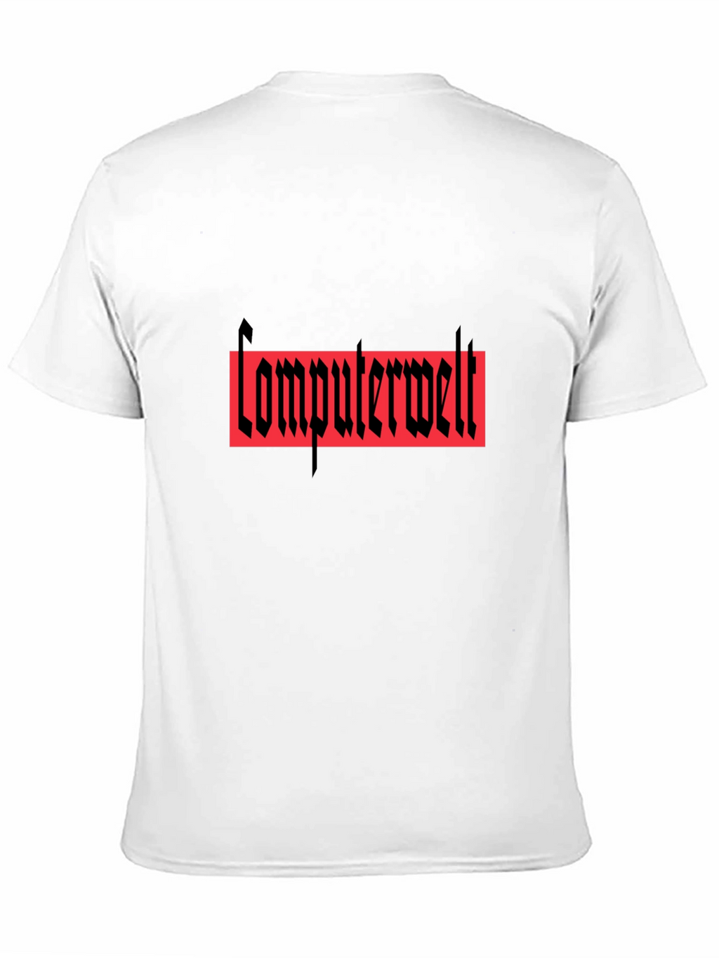 Computerwelt Graphic T-Shirt - Black Crew Neck Tee