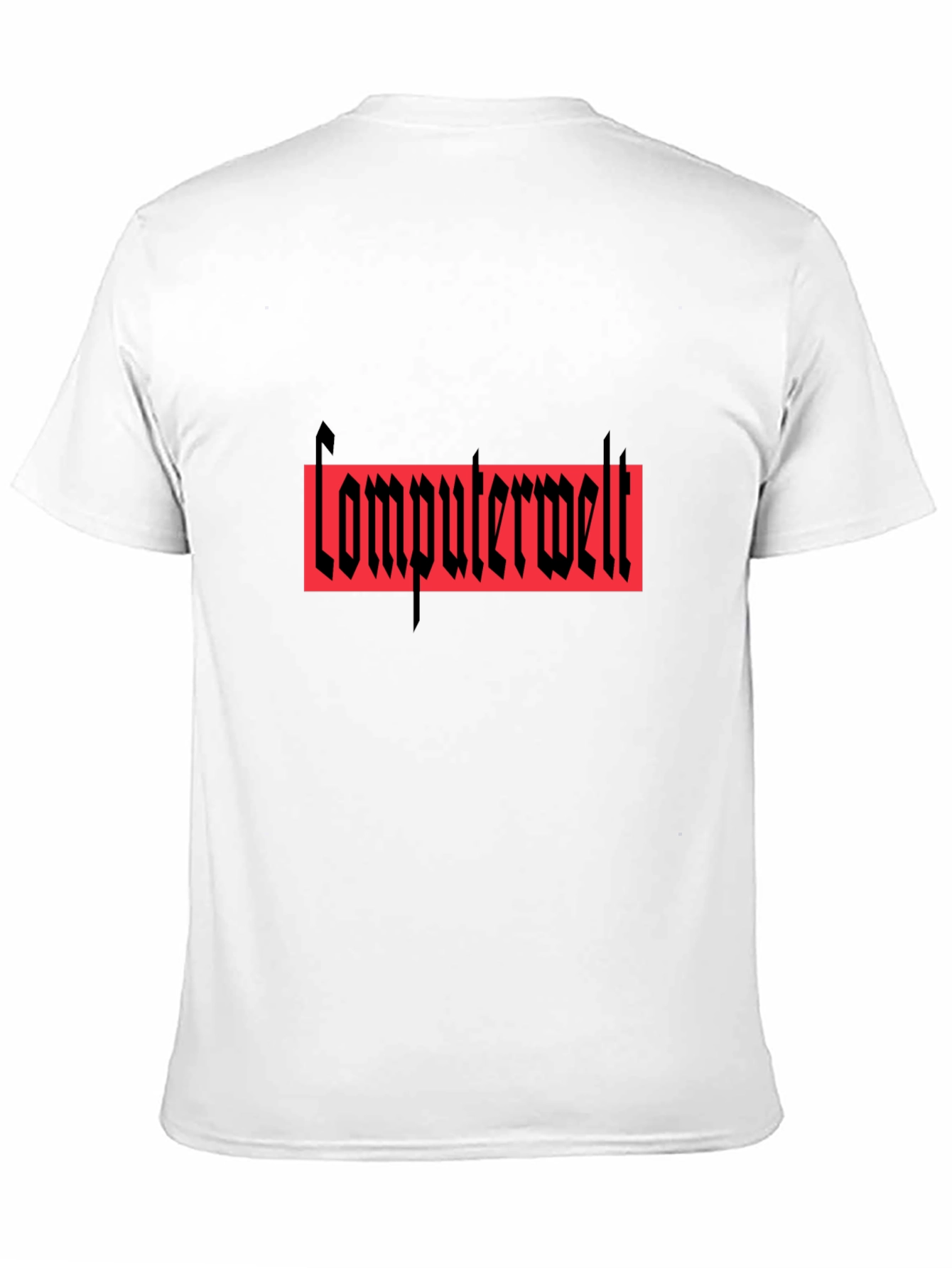 Computerwelt Graphic T-Shirt - Black Crew Neck Tee