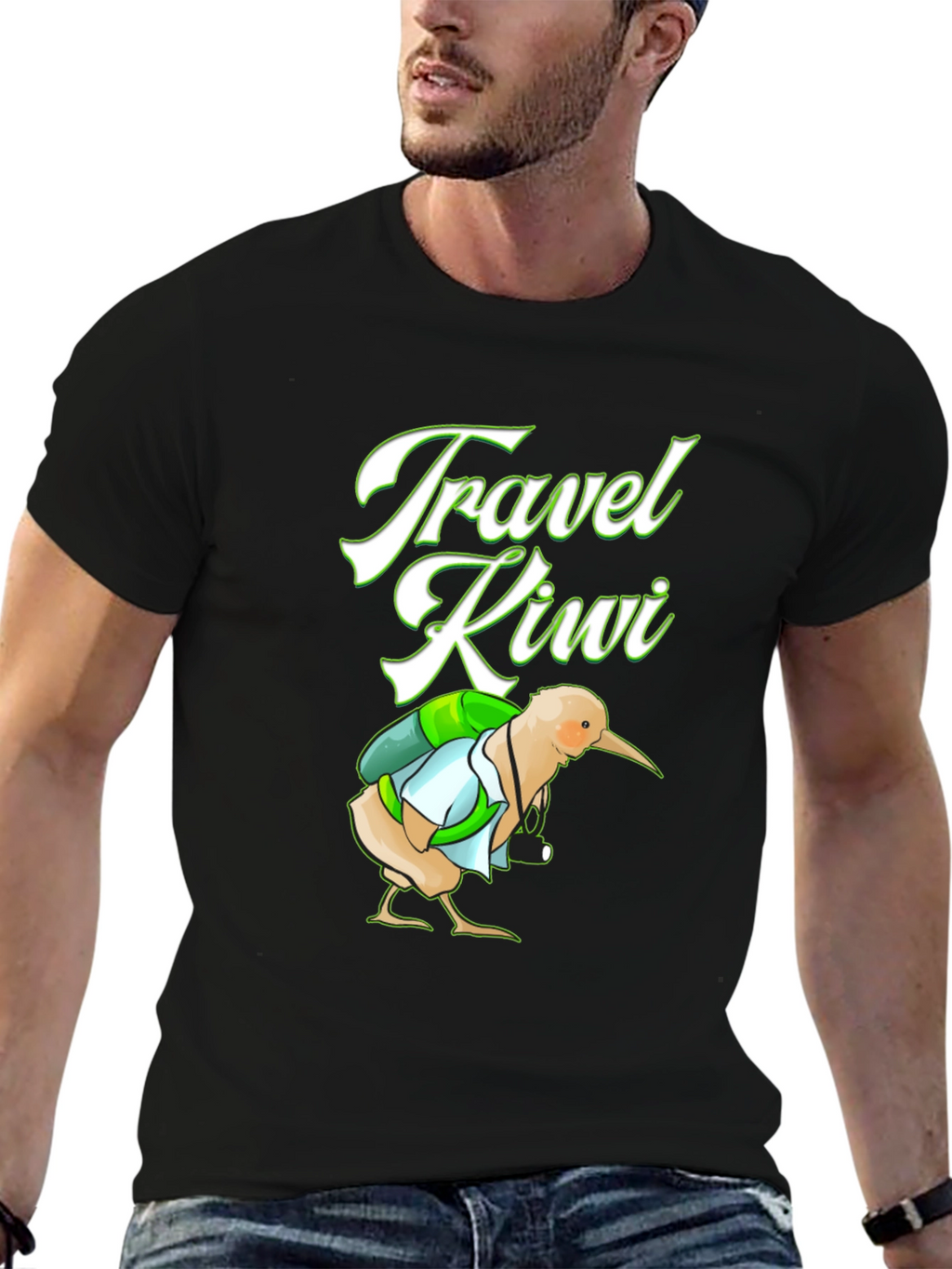 Travel Kiwi Graphic Tee - Adventure Awaits!