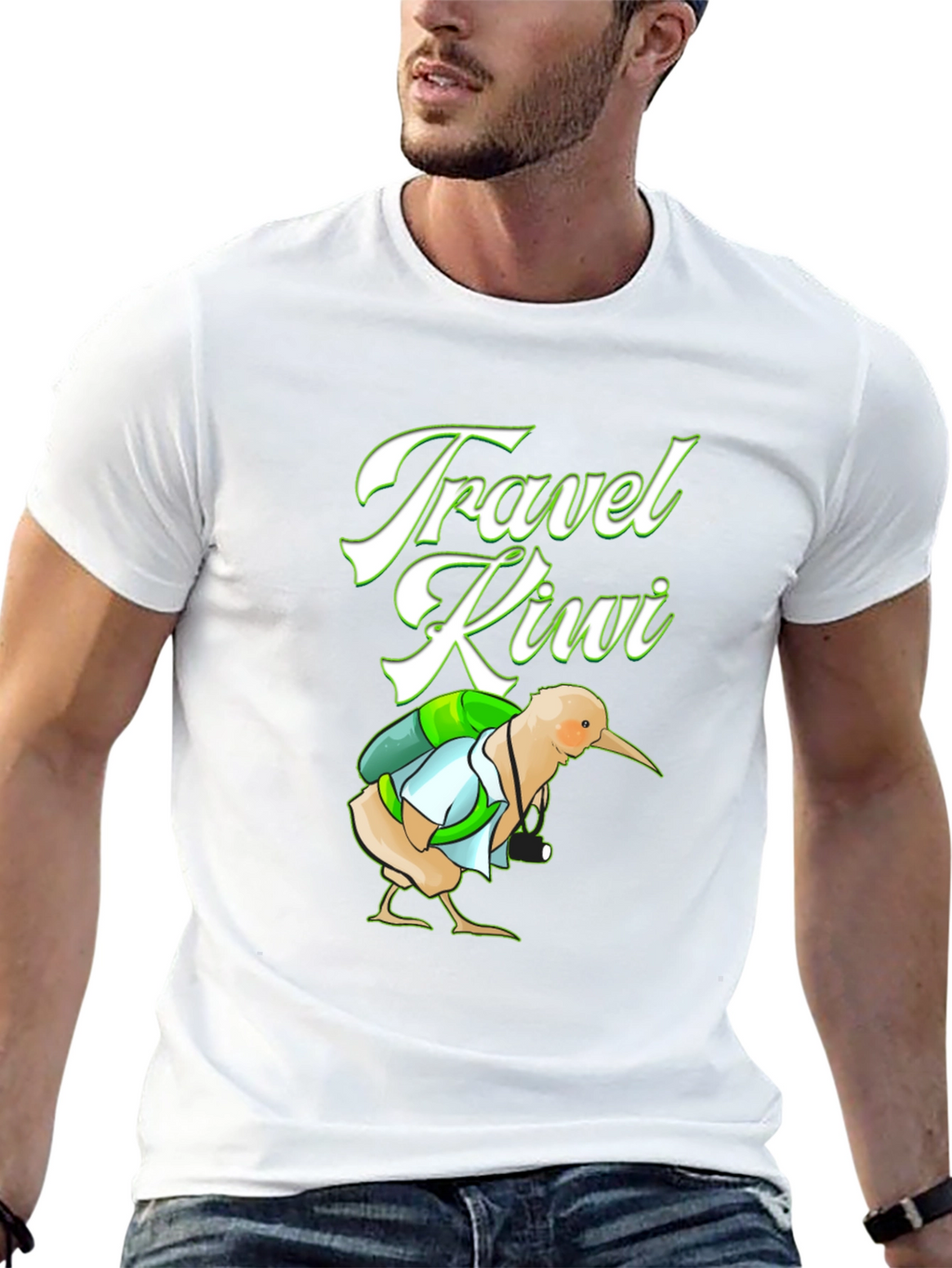 Travel Kiwi Graphic Tee - Adventure Awaits!