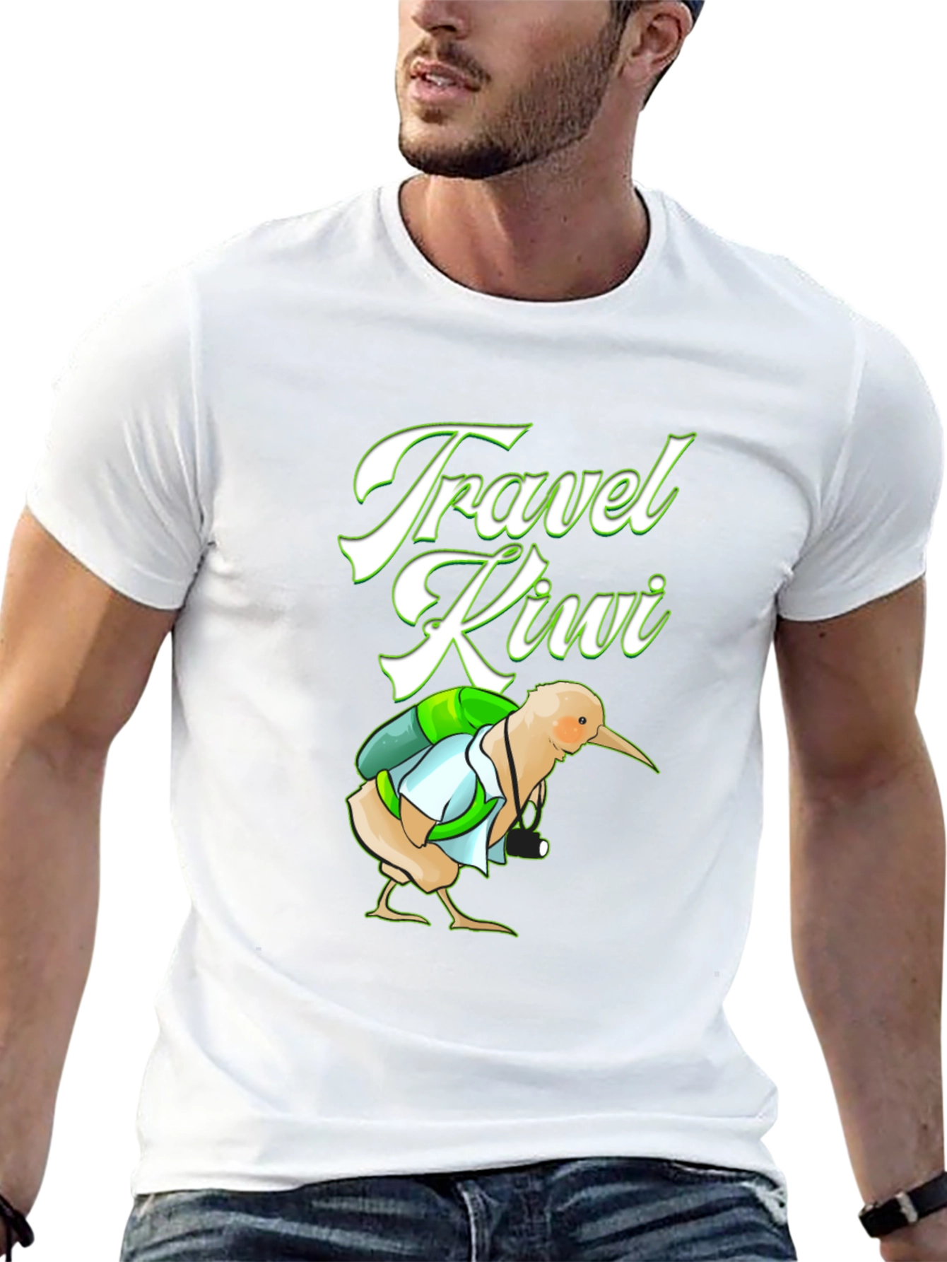 Travel Kiwi Graphic Tee - Adventure Awaits!
