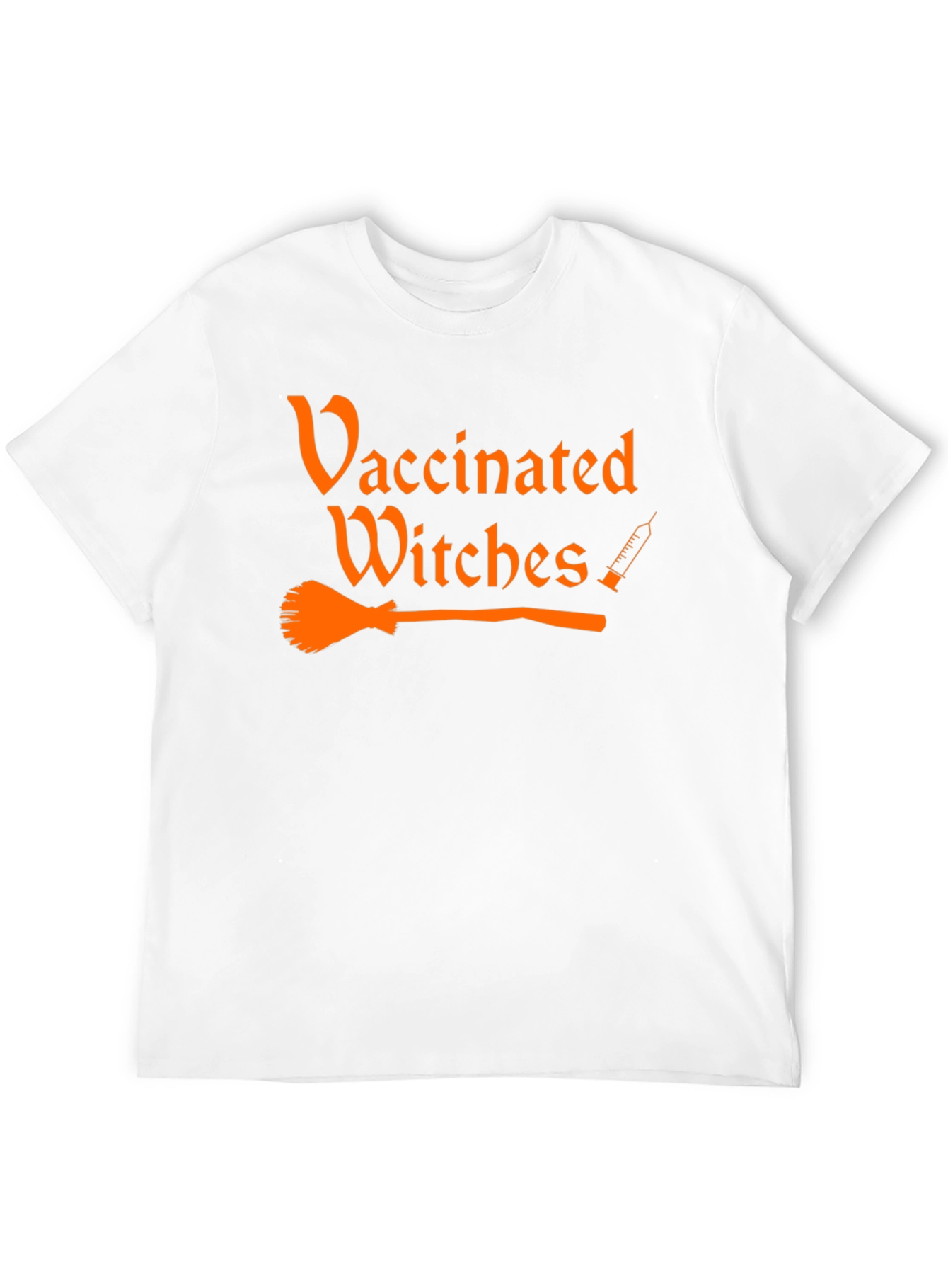 Vaccinated Witches Black Graphic T-Shirt