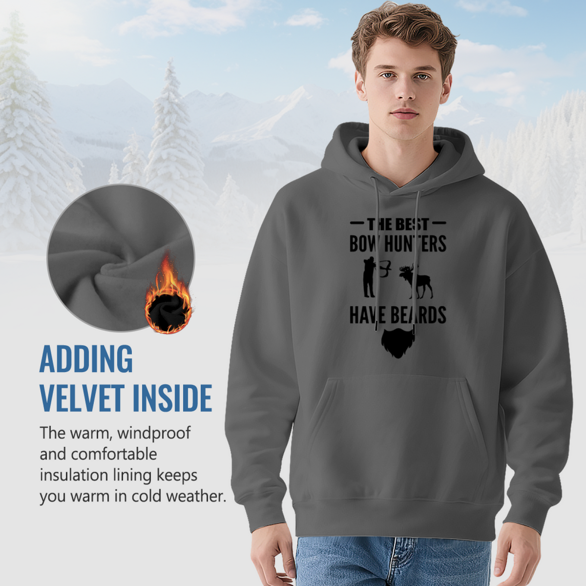 Foodie Hoodie - Creative Artistic Design Pullover #0513