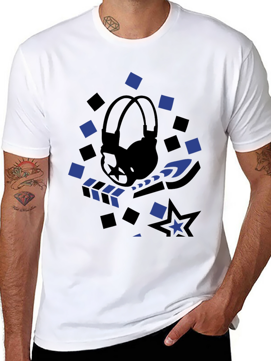 Cool Graphic Tee: Music Lover Style