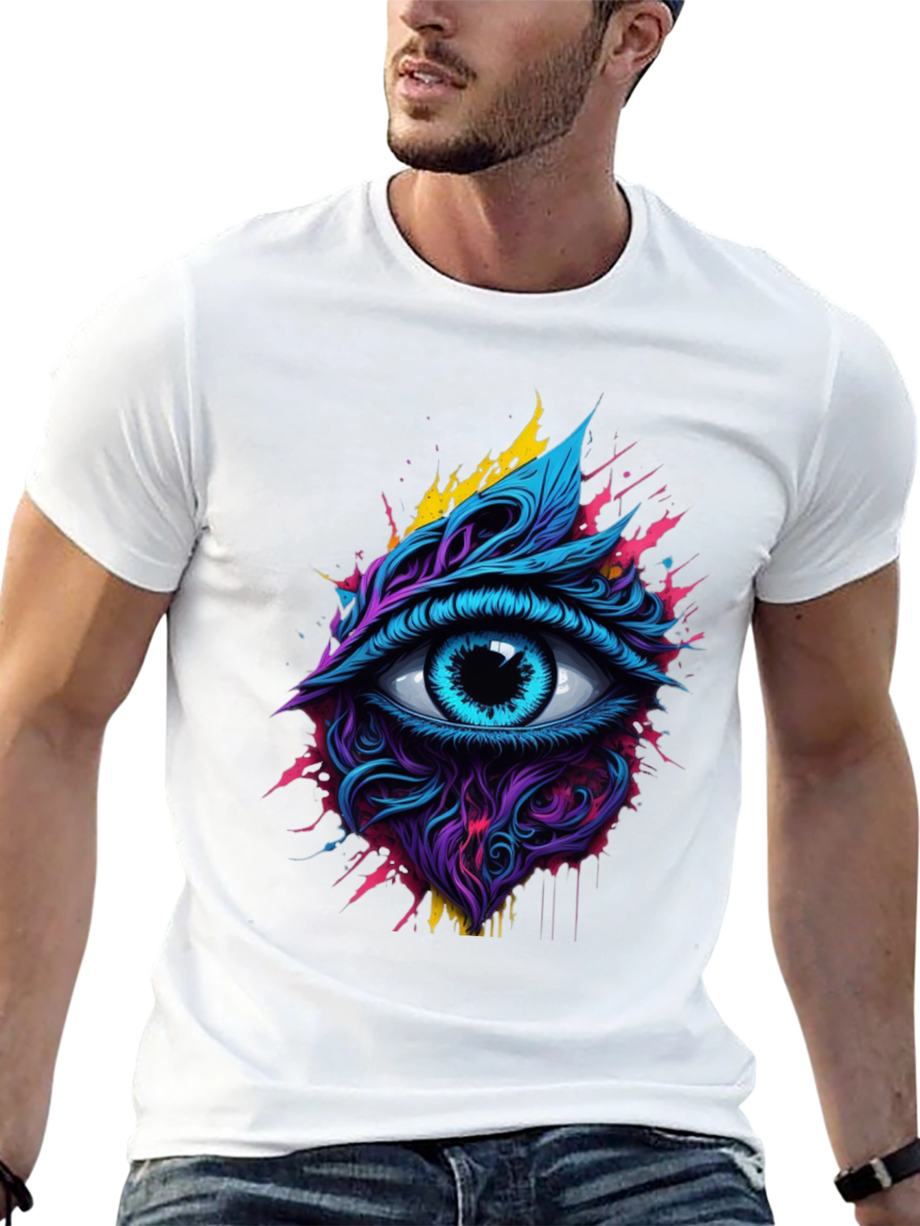 Mystic Eye Graphic Tee - Vivid Black Shirt