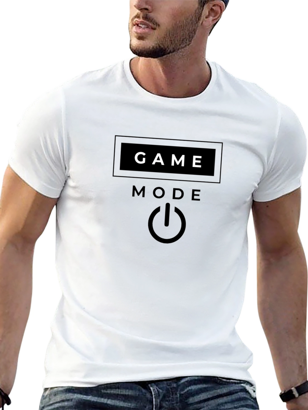 Game Mode On Black Graphic Tee