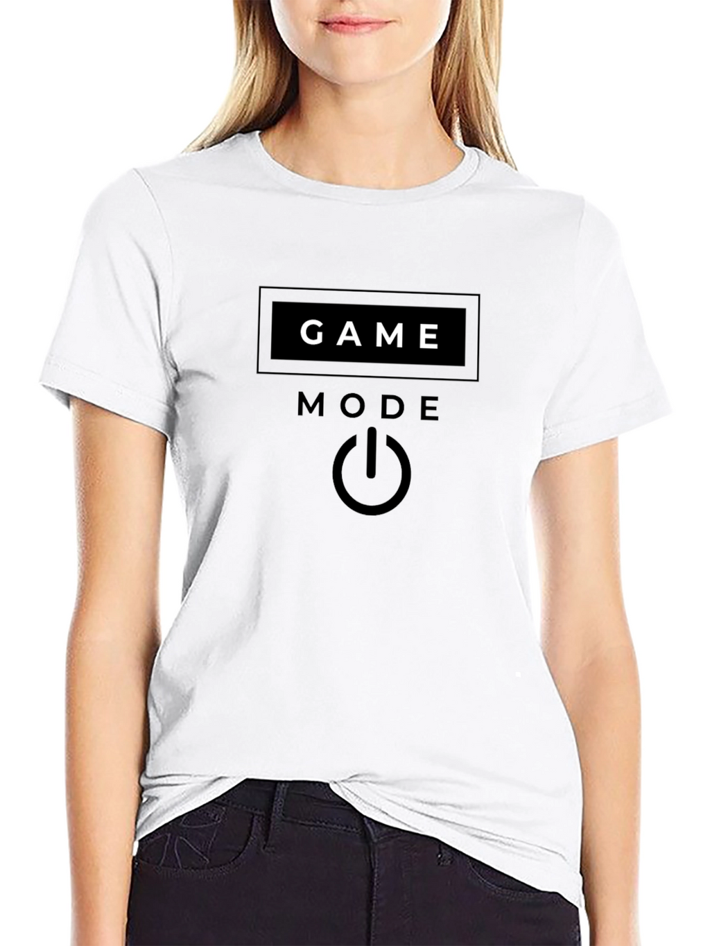 Game Mode On Black Graphic Tee