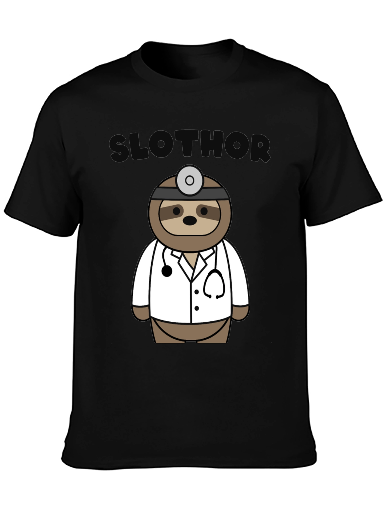 Slothor Doctor T-Shirt - Funny Cute Animal Tee