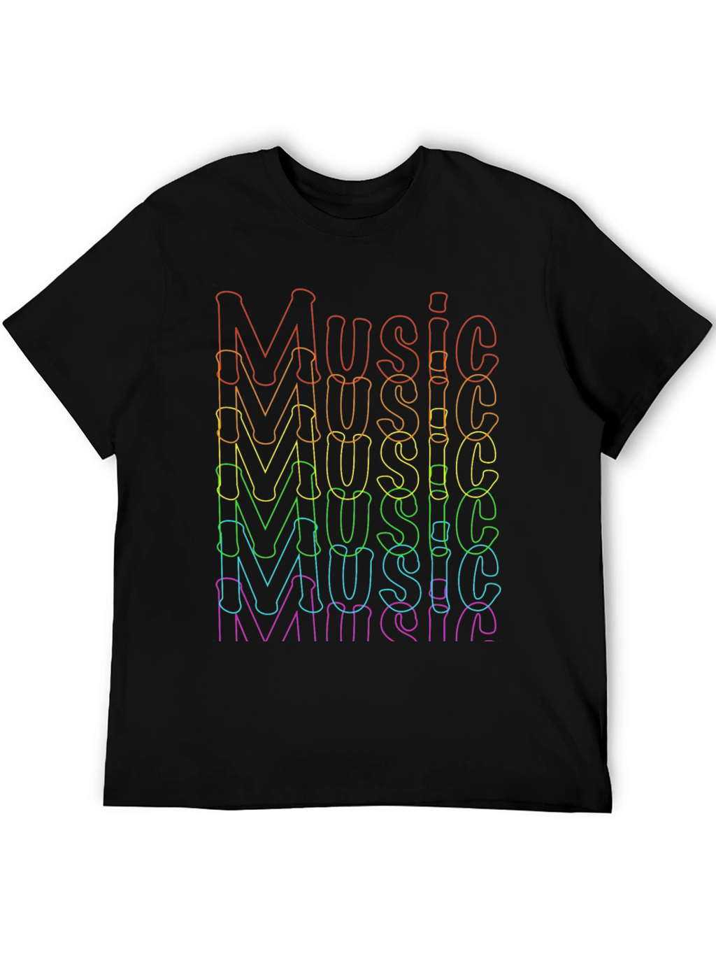 Rainbow Music Graphic Tee