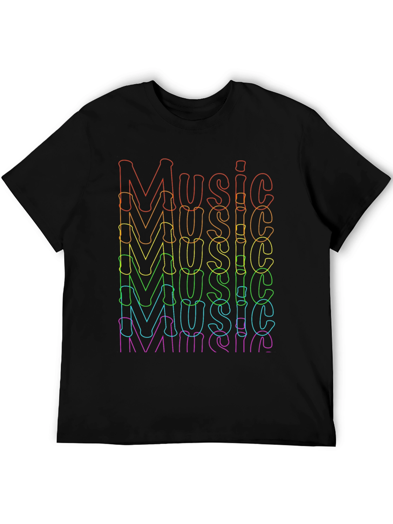 Rainbow Music Graphic Tee