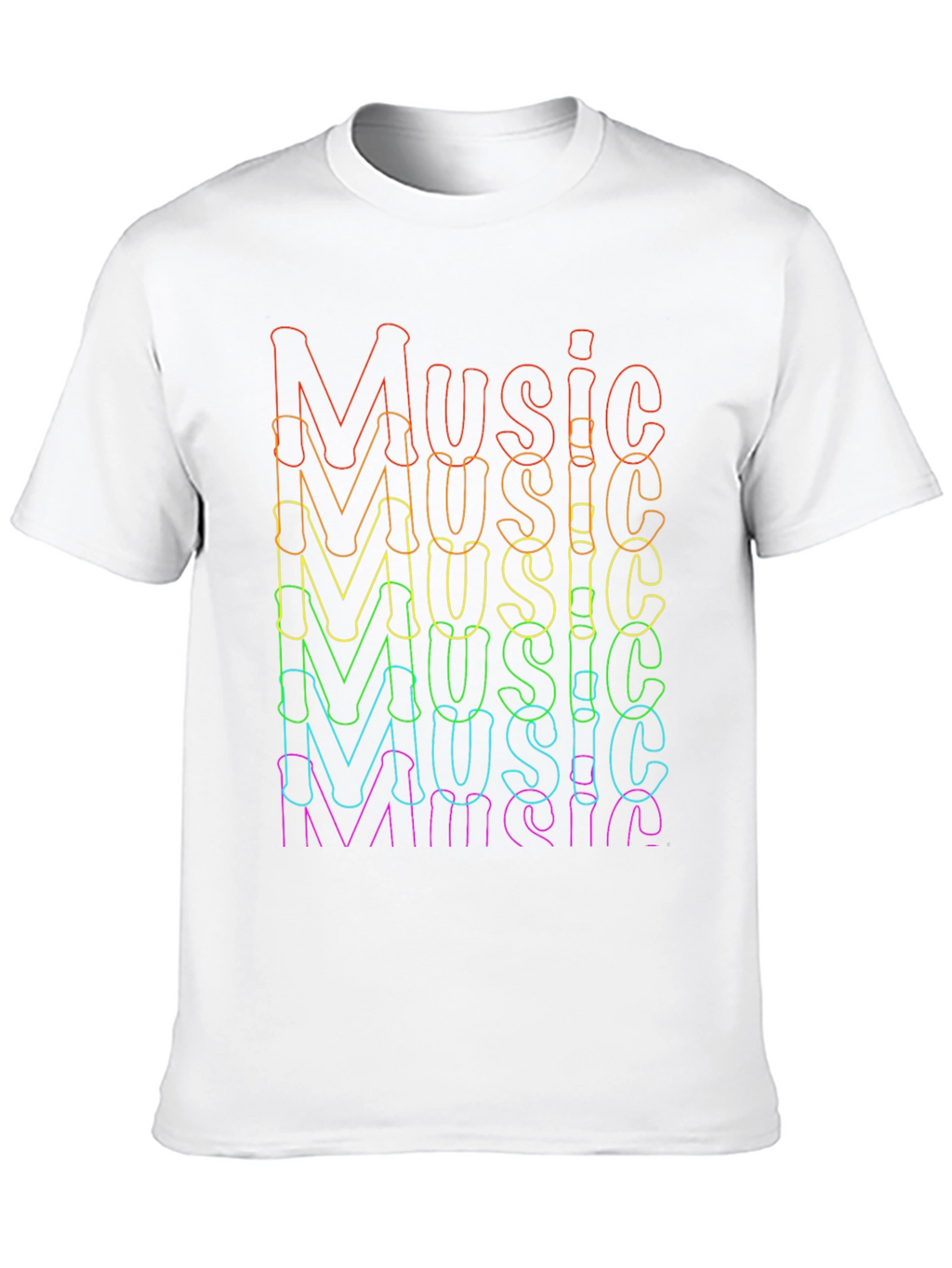 Rainbow Music Graphic Tee