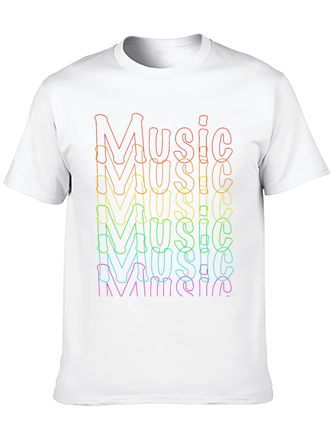 Rainbow Music Graphic Tee