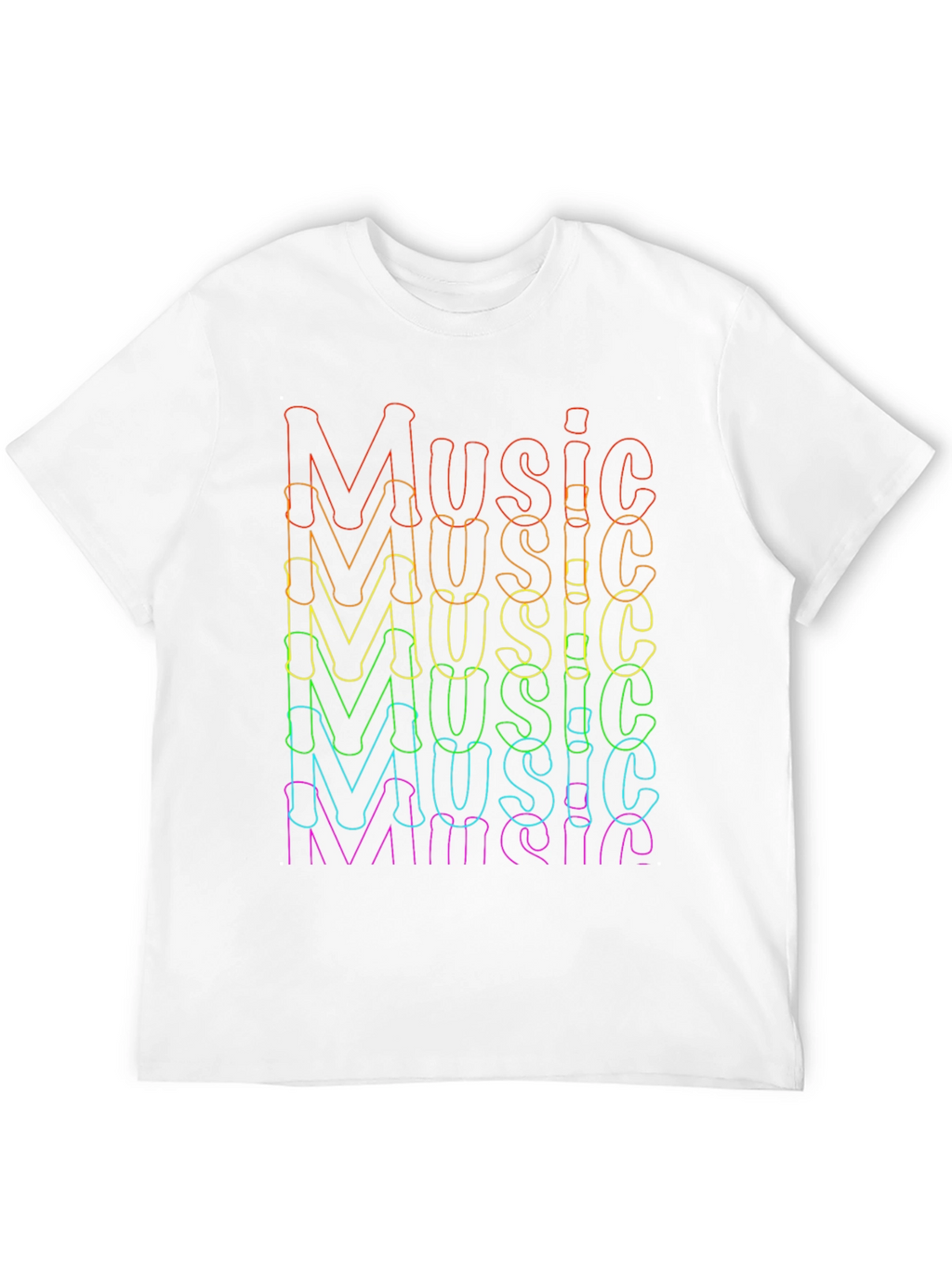 Rainbow Music Graphic Tee