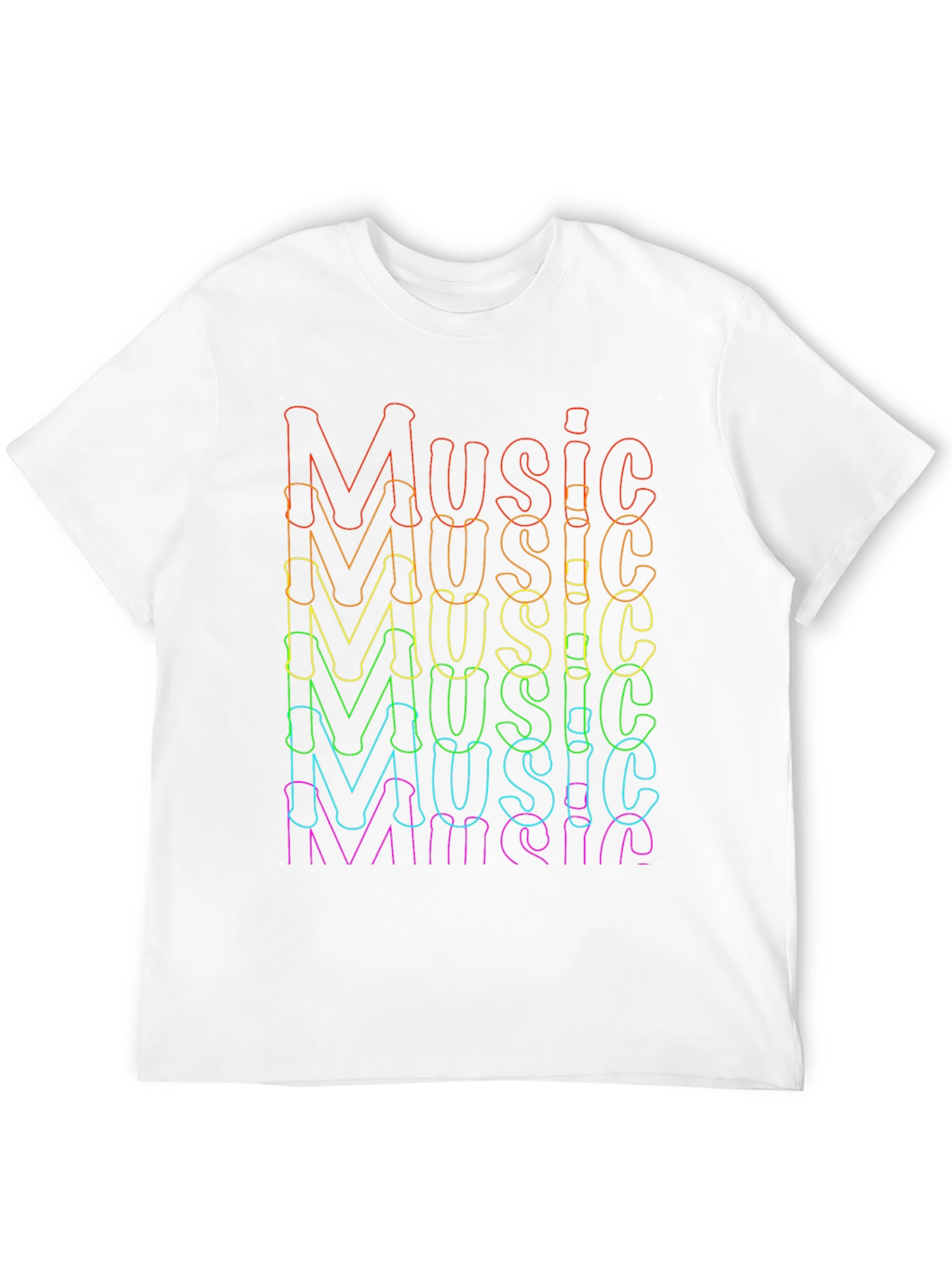 Rainbow Music Graphic Tee