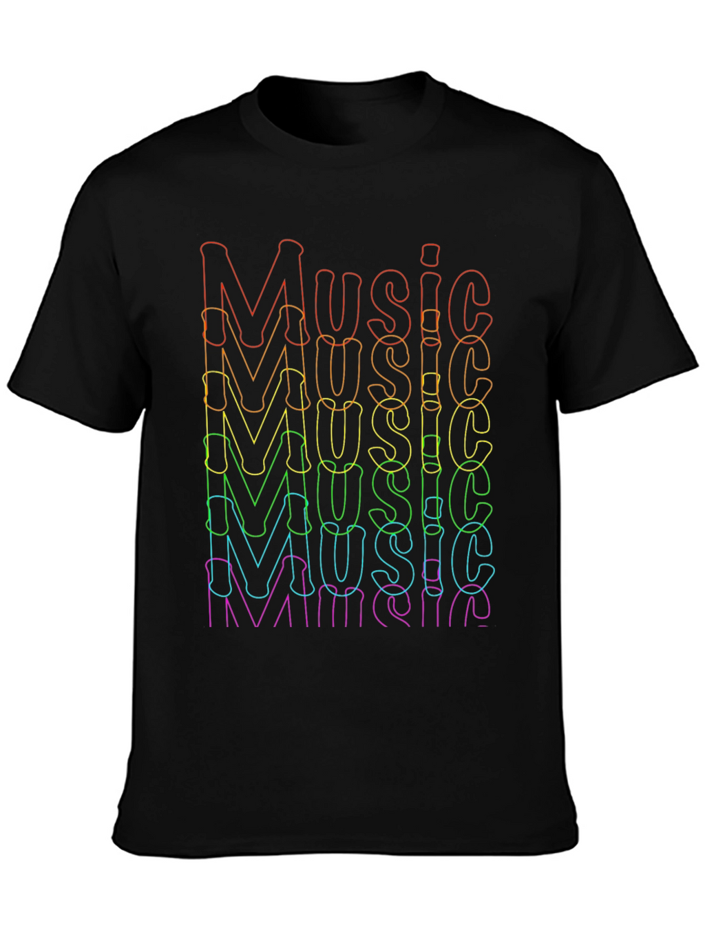 Rainbow Music Graphic Tee