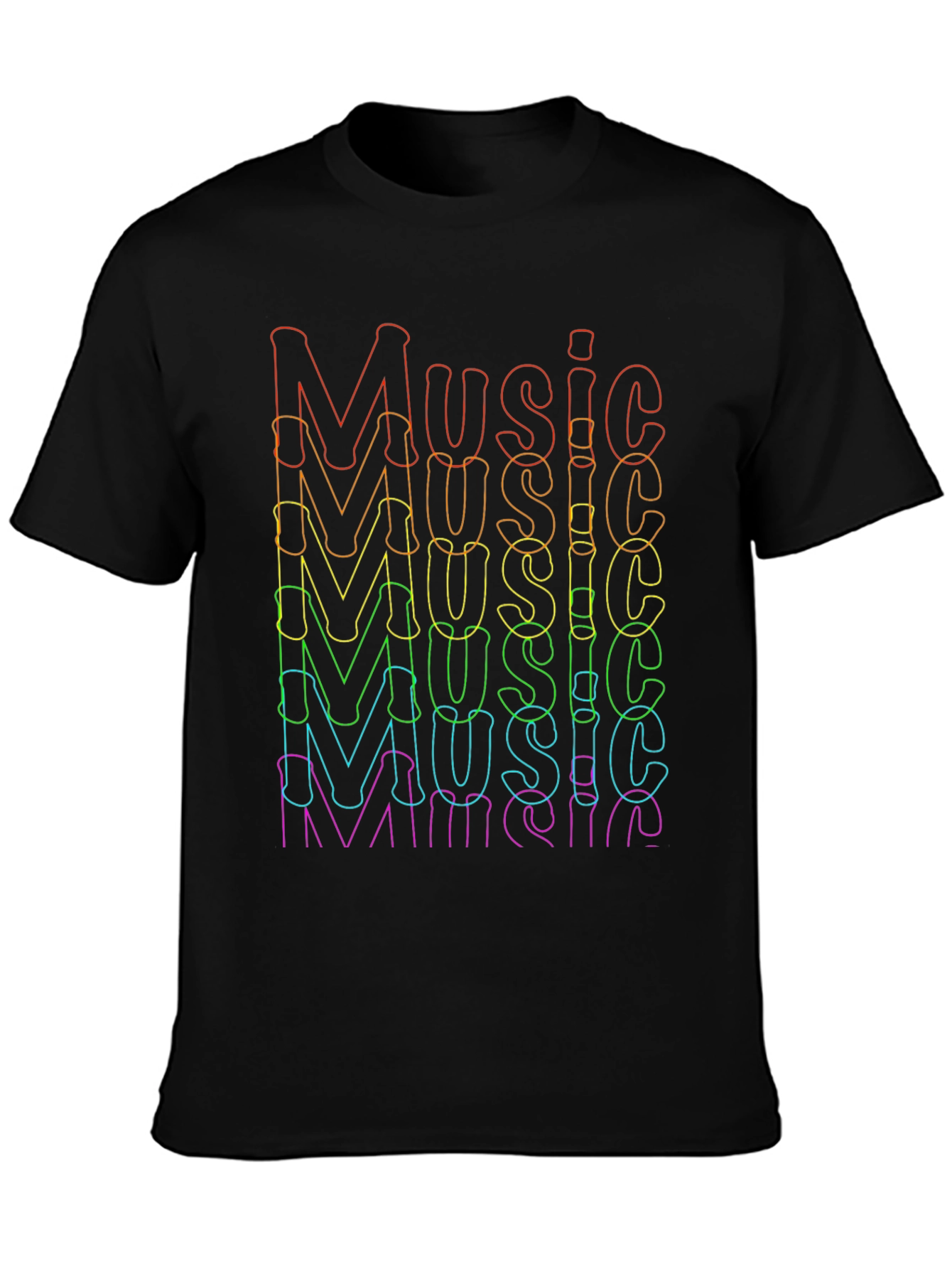 Rainbow Music Graphic Tee