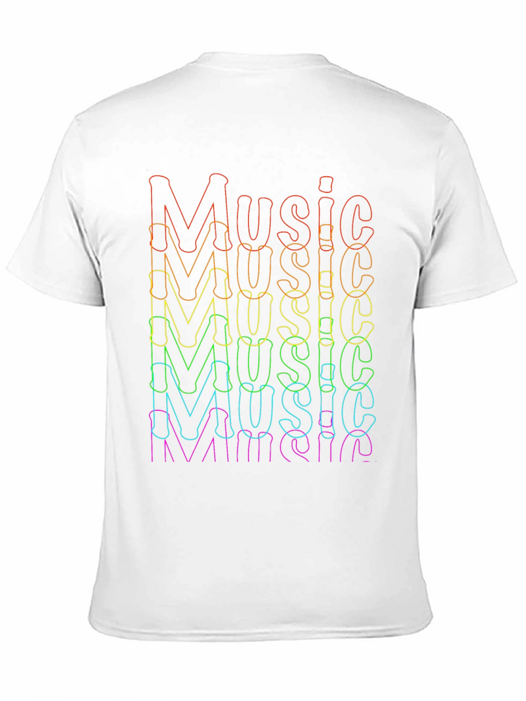 Rainbow Music Graphic Tee