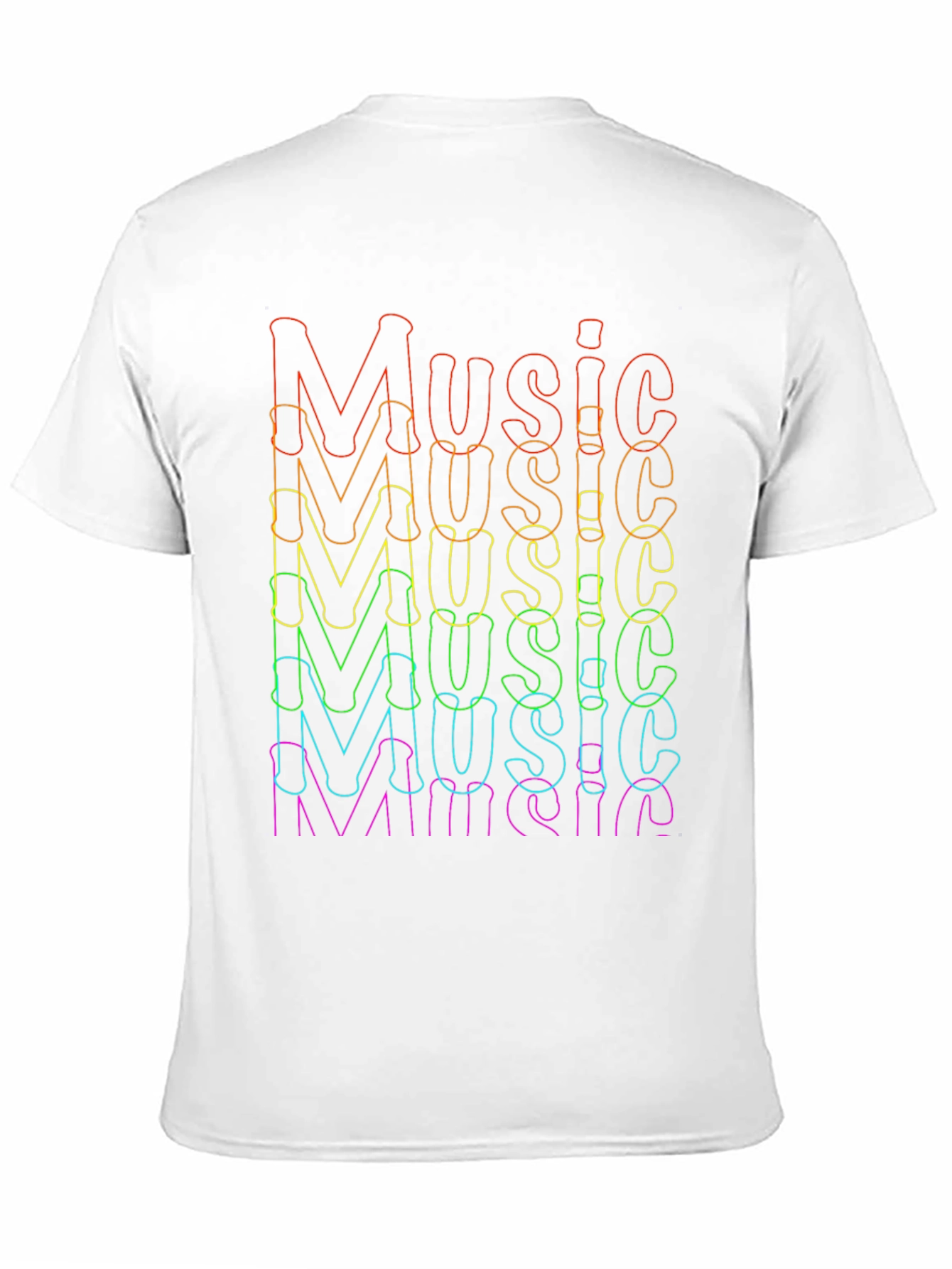 Rainbow Music Graphic Tee
