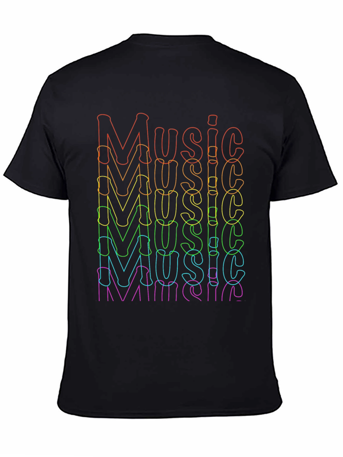Rainbow Music Graphic Tee