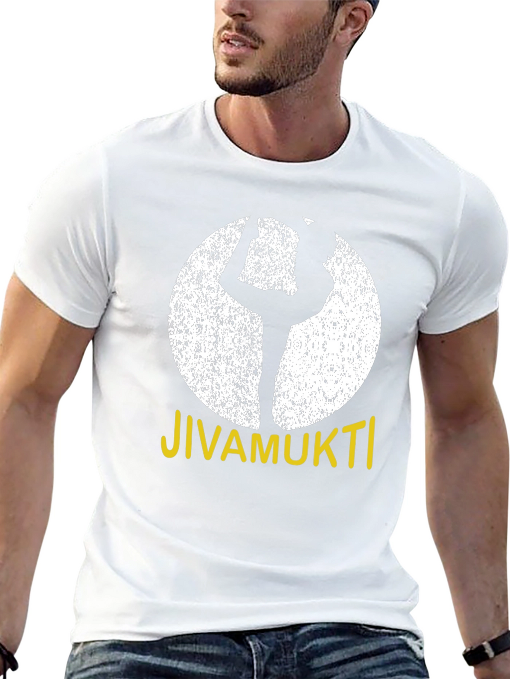 Jivamukti Yoga Pose Black T-Shirt